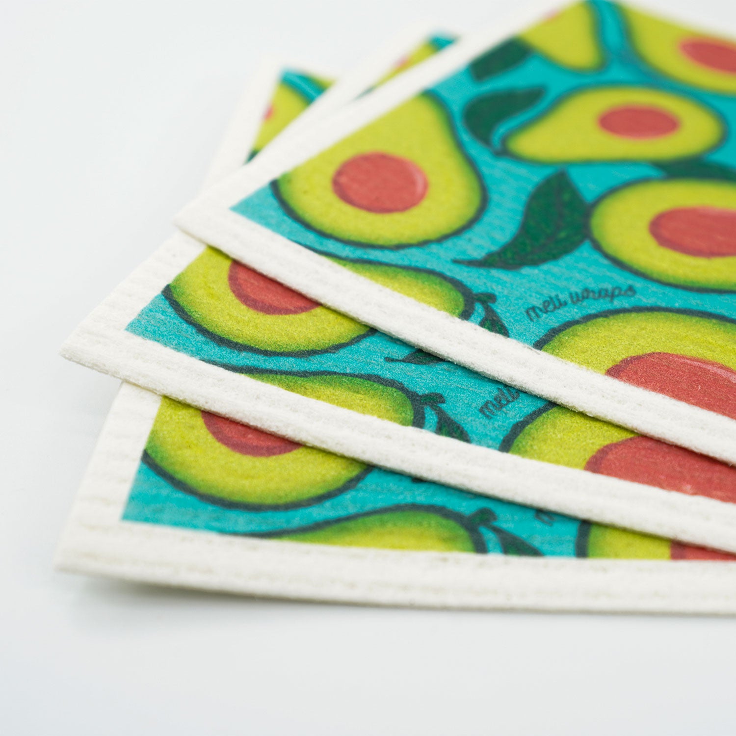 Swedish Dish Cloth 3 Pack - Avocado