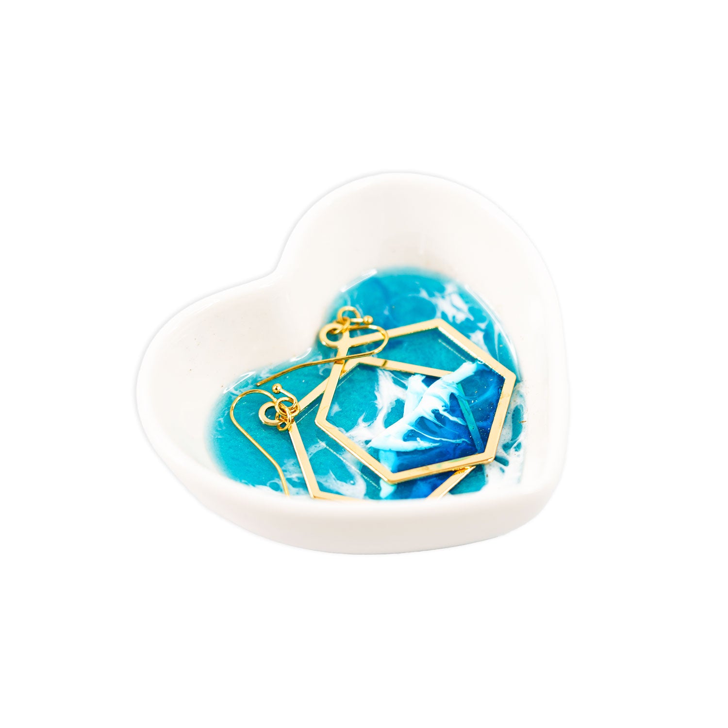 Ceramic Ocean Heart Dish