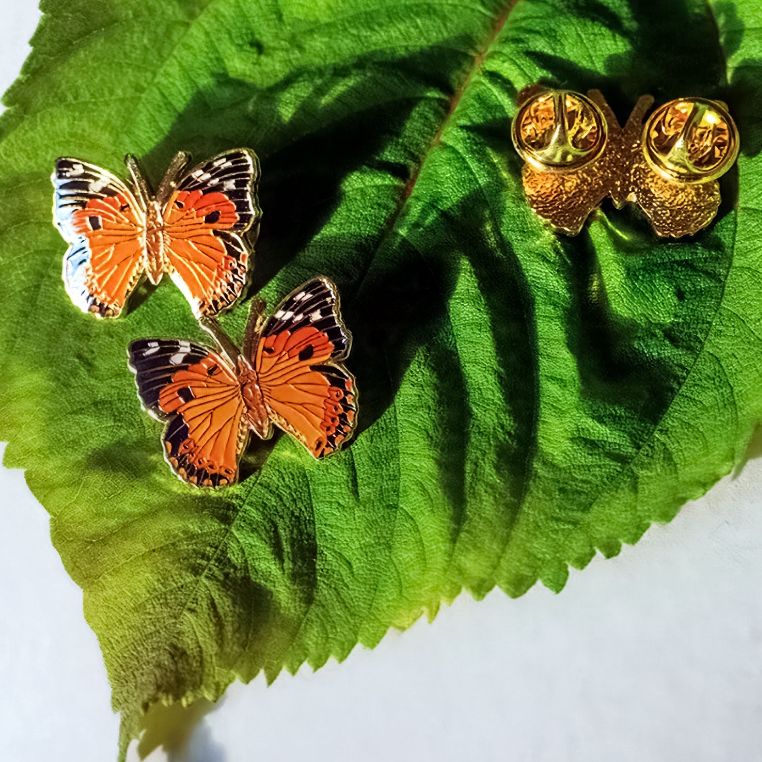 Kamehameha Butterfly Pulelehua Gold Enamel Pin