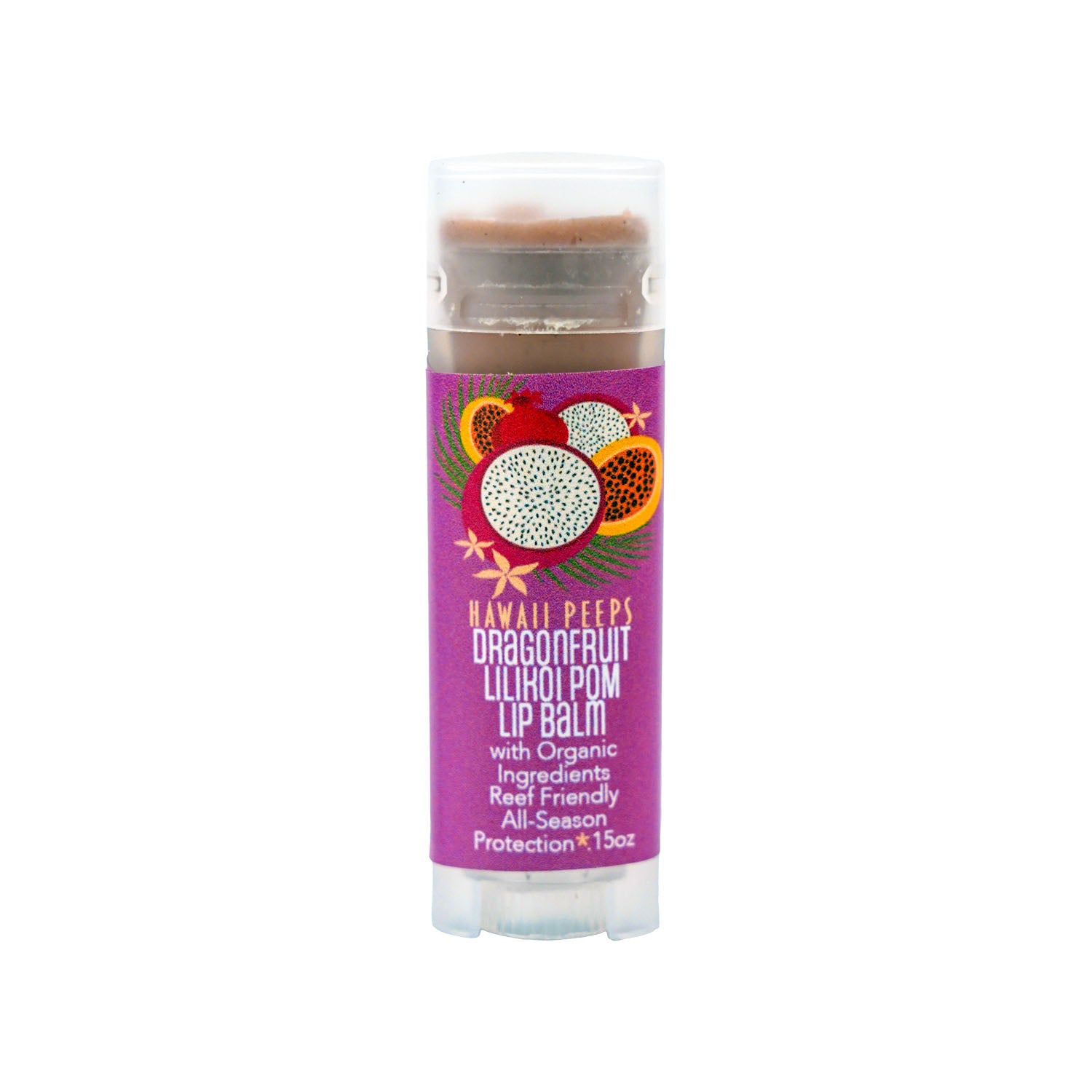 Dragon Fruit lilikoʻi Passionfruit Eco-Friendly Lip Balm .15oz