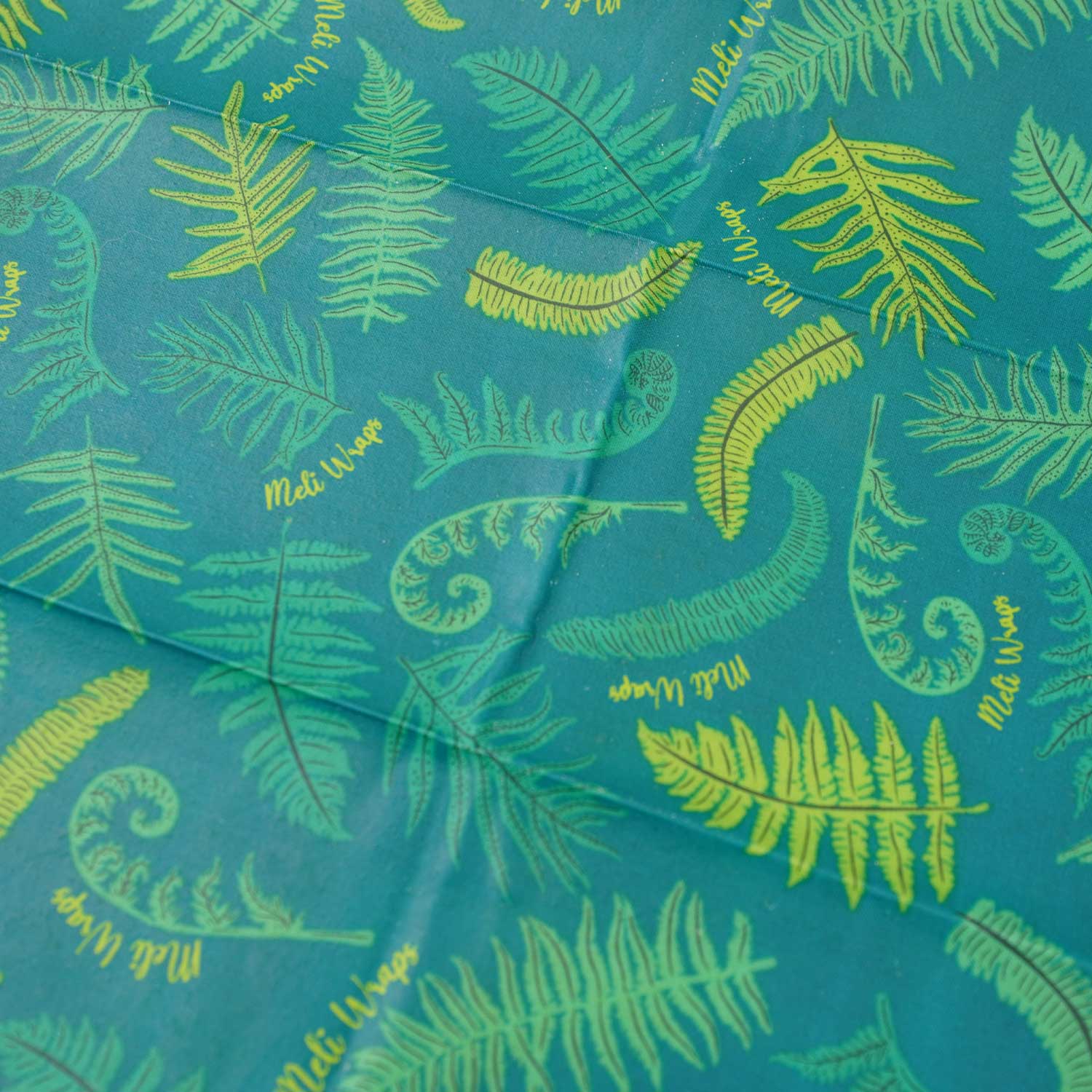 Reusable Handmade Organic Beeswax Food Wraps 3 Pack - Fern