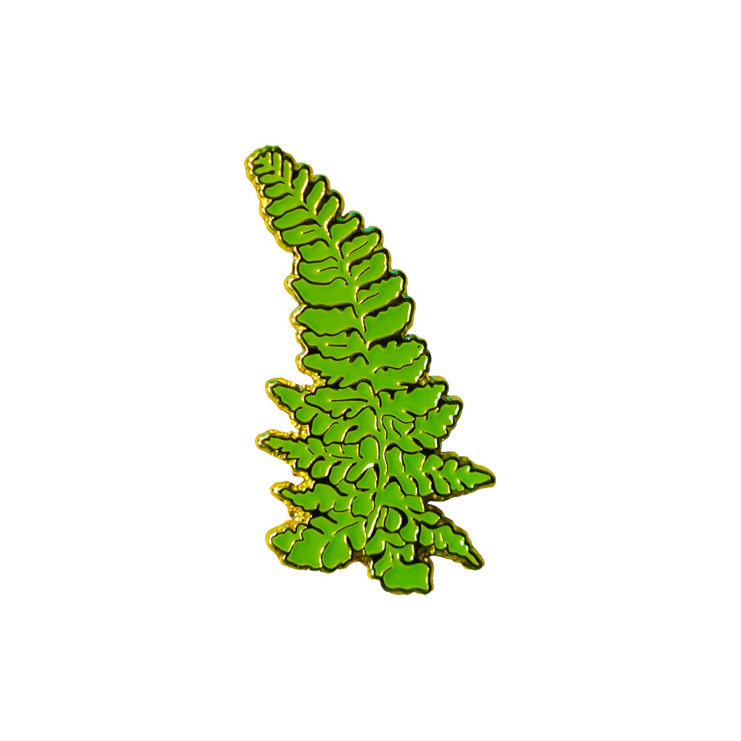 Palapalai Hawaiian Fern Gold Enamel Pin