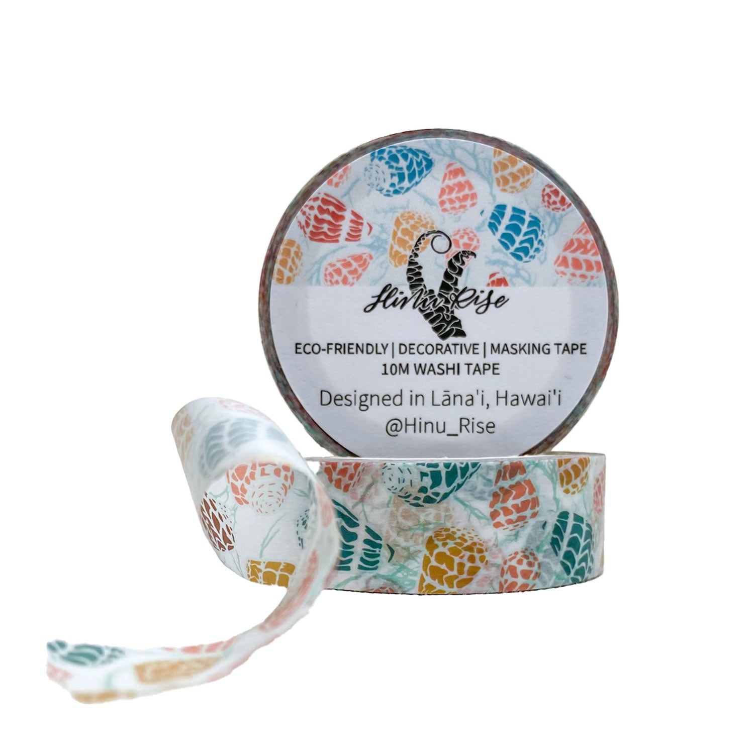 15mm x 10m Washi Tape - Hebrew Cone & Limu