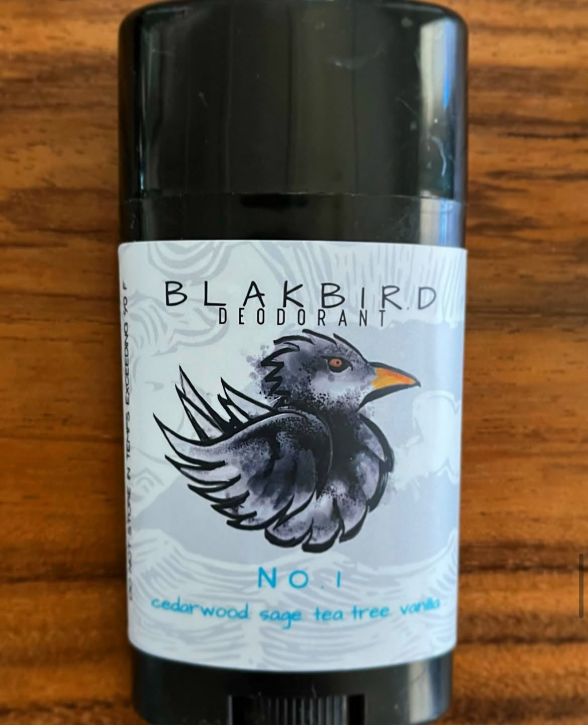 Blakbird Cedarwood Sage Natural Deodorant For Men 2.65 oz