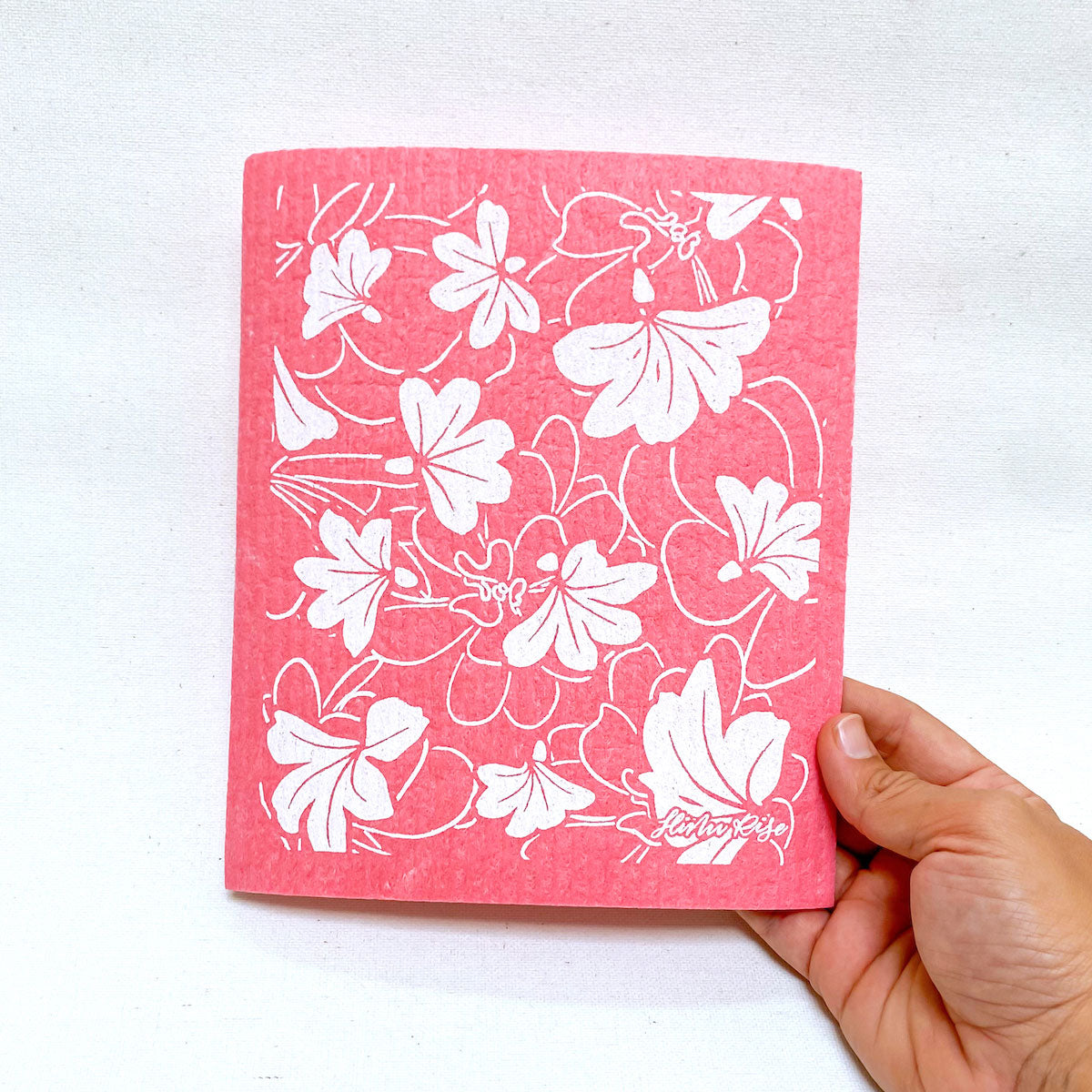 Swedish Eco-Friendly Dishcloth - Naupaka Pink
