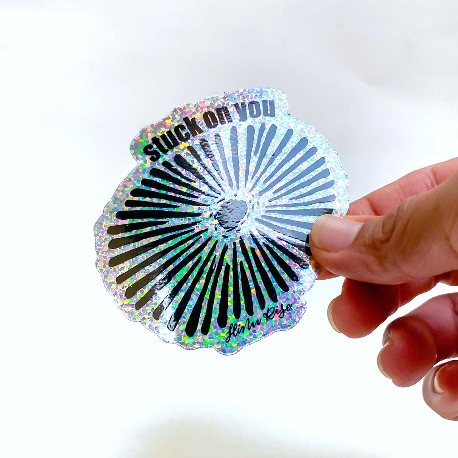3” Vinyl Pepili Opihi "Stuck on You" Holographic Sticker