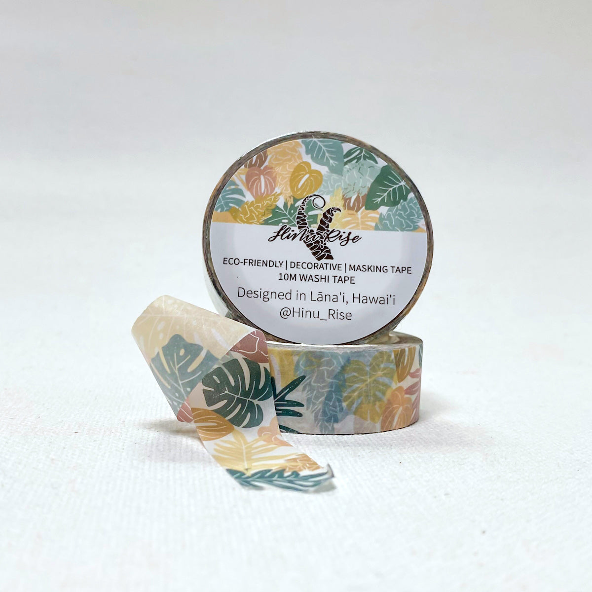 15mm x 10m Washi Tape - Boho Tropical Plants