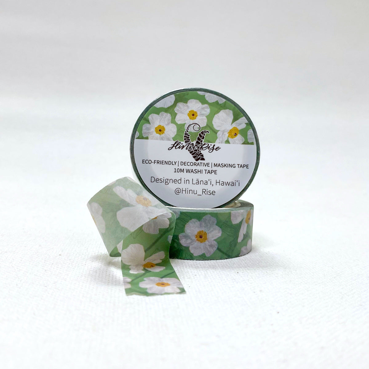 15mm x 10m Washi Tape - Pua Kala Flower