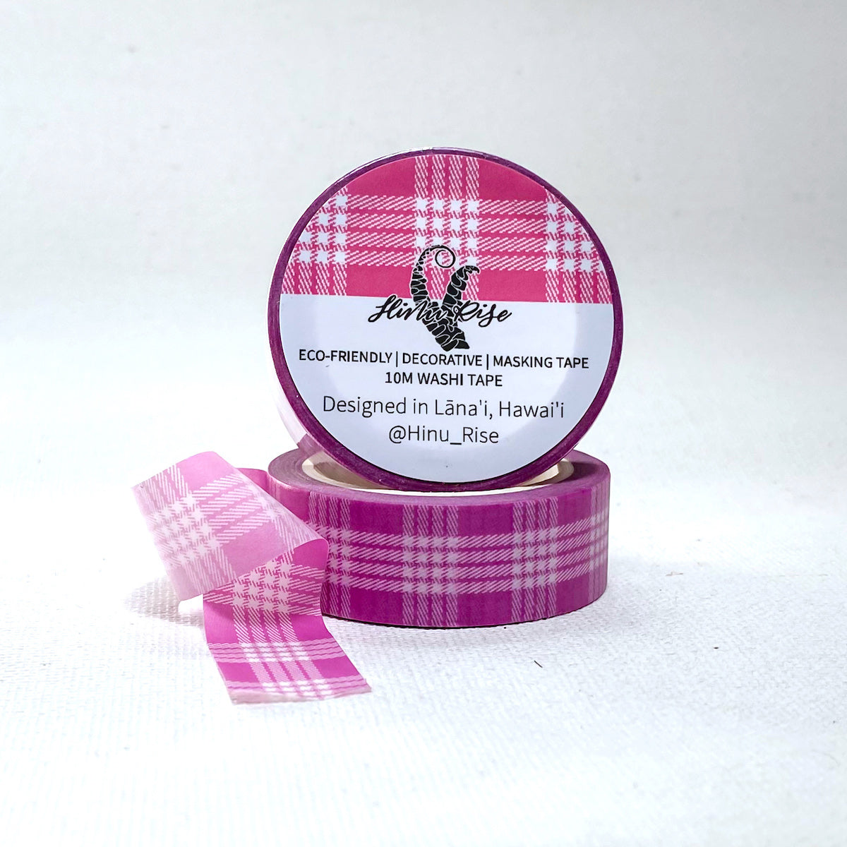 15mm x 10m Washi Tape - Palaka Pink