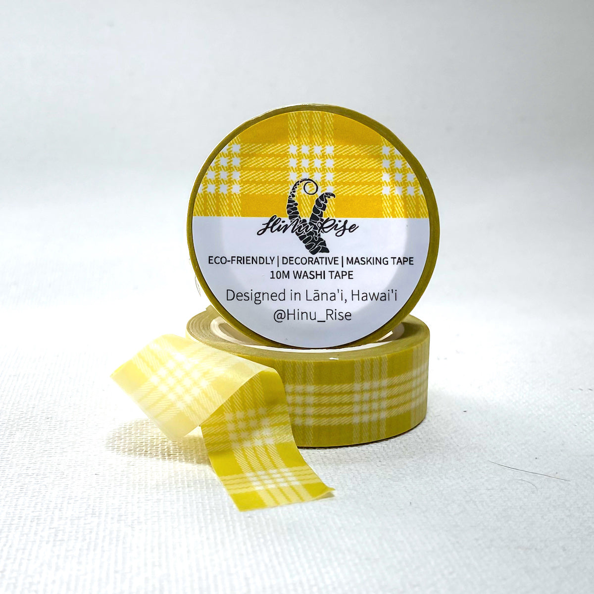 15mm x 10m Washi Tape - Palaka Yellow