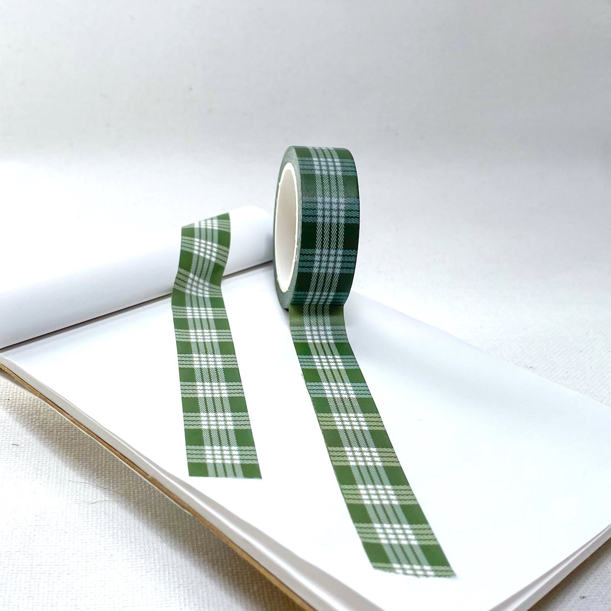 15mm x 10m Washi Tape - Palaka Green