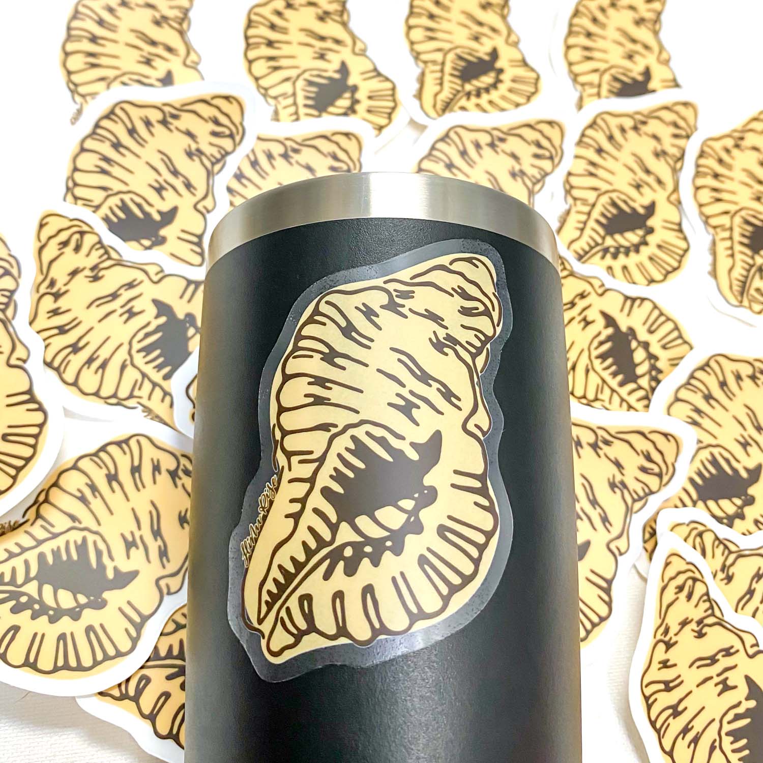 3” Vinyl Pepili Triton Shell Transparent Vinyl Sticker