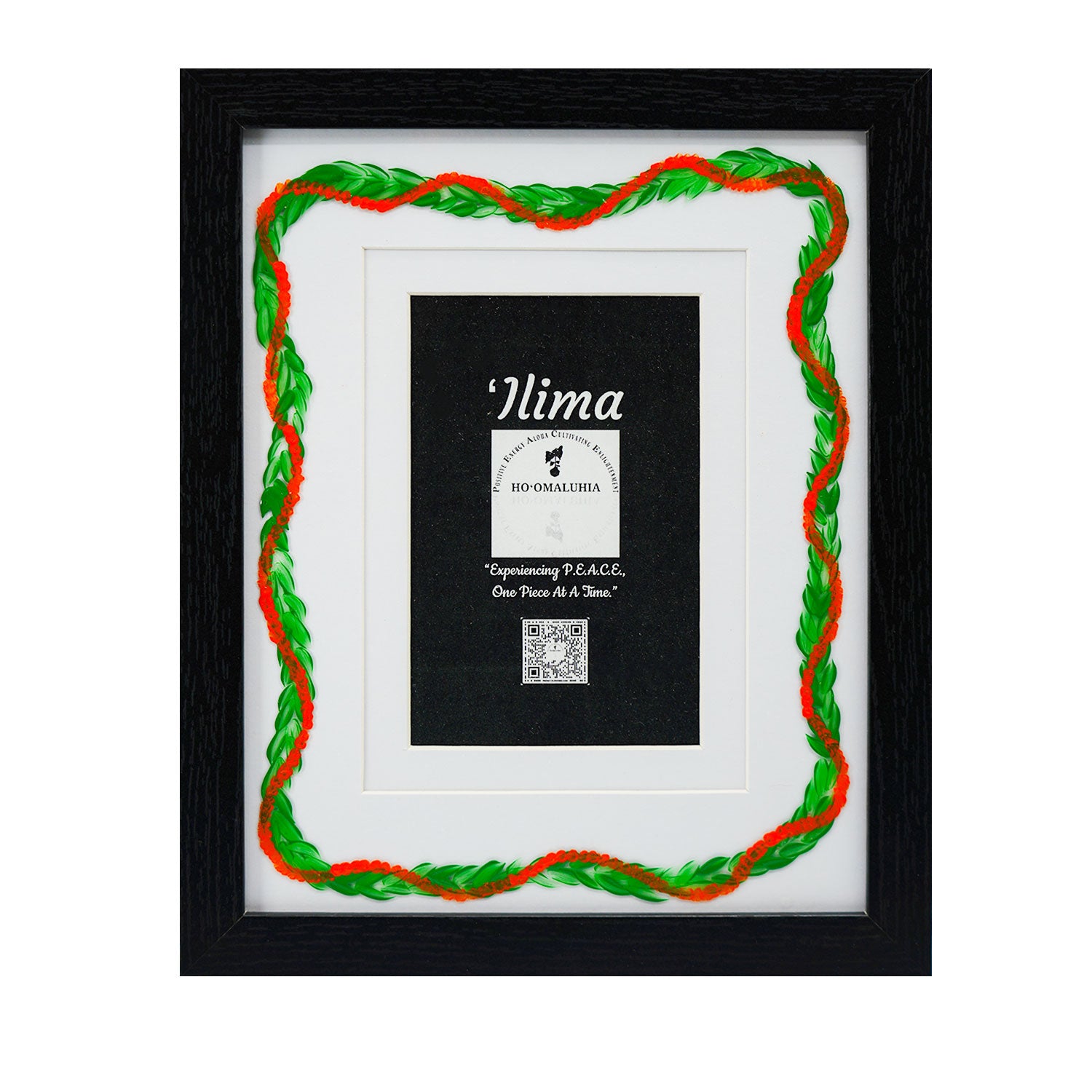 Hand Painted ʻIlima Lei Picture Frame - 8"x10"