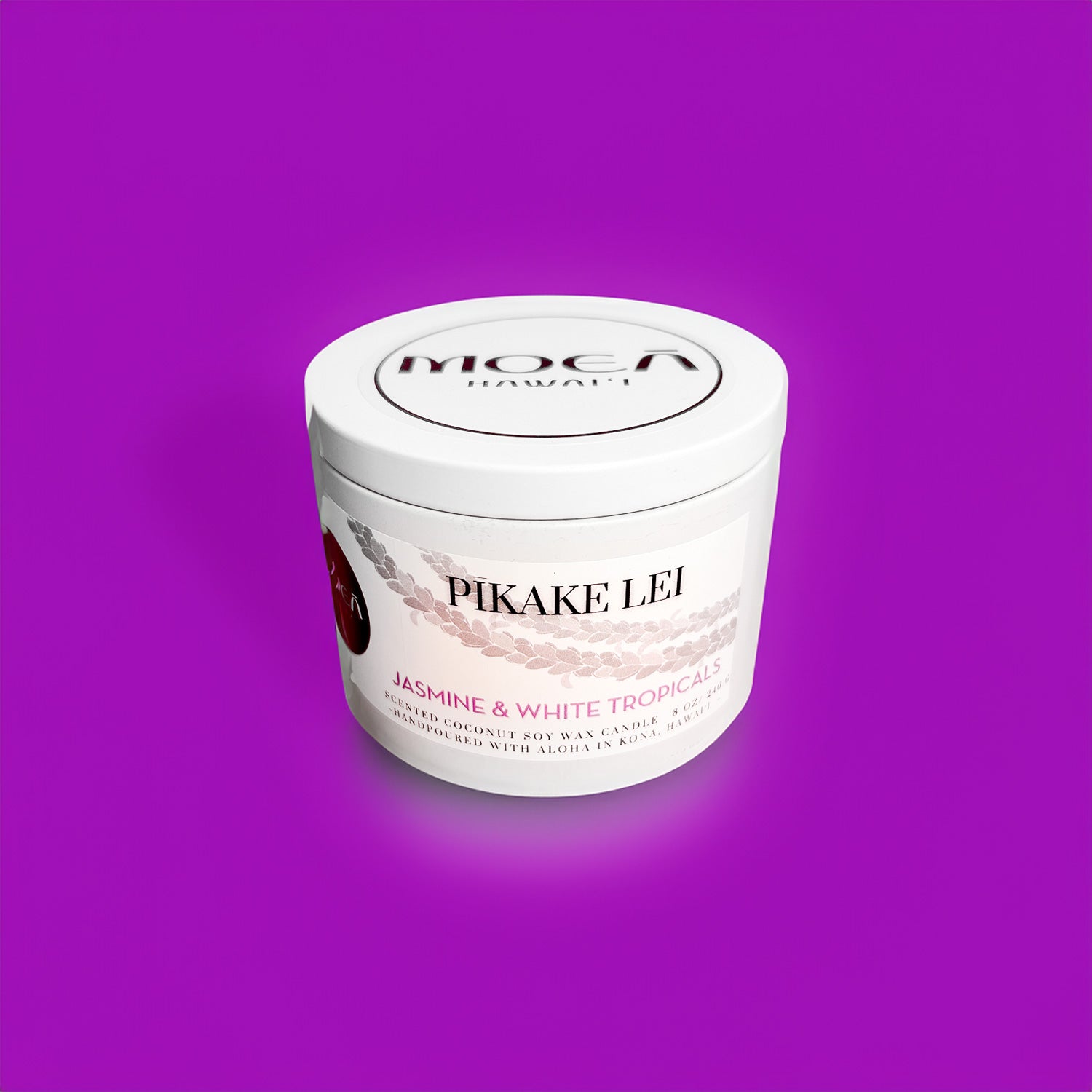 Coconut Soy Wax Candle - Pikake Jasmine