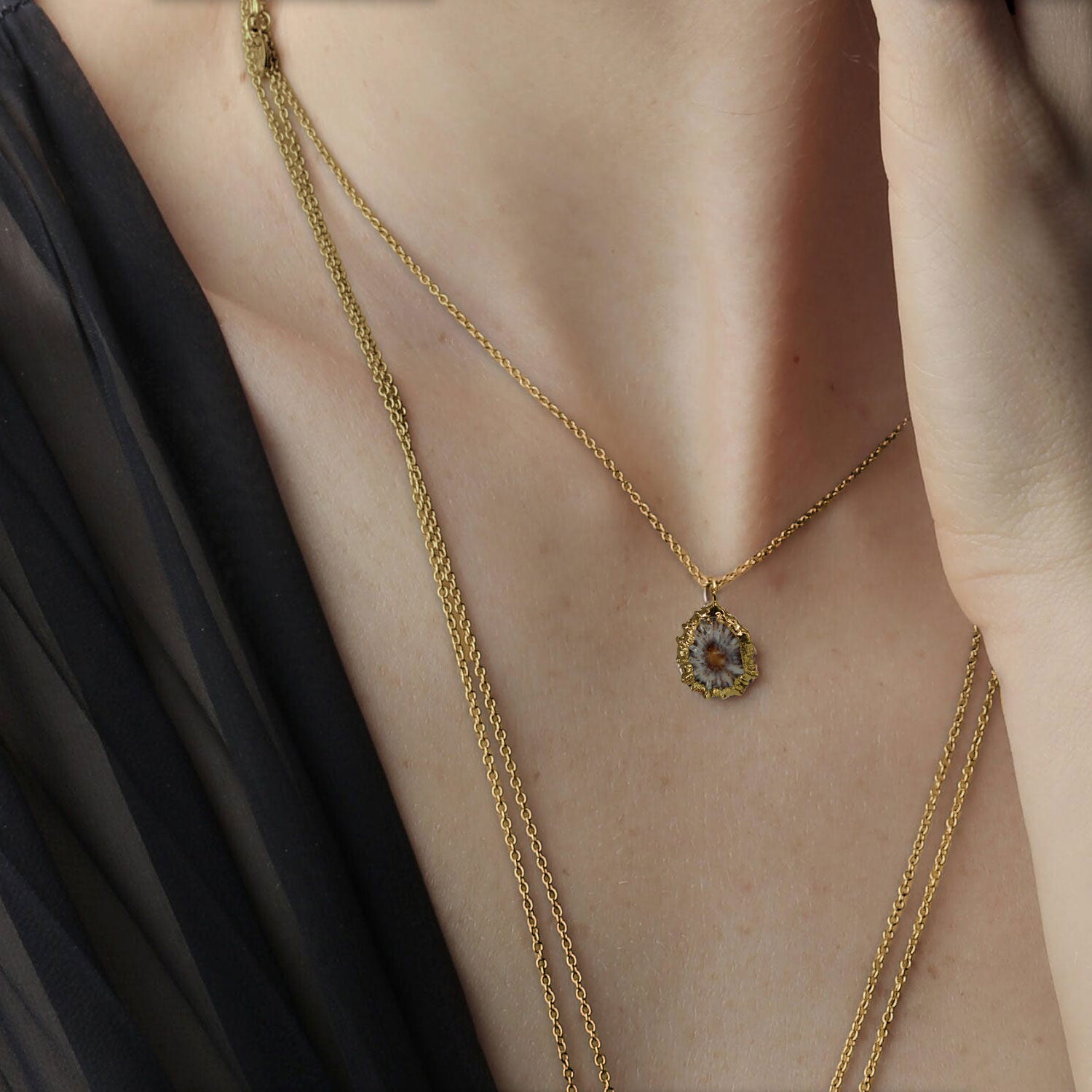 24k Gold-Dipped ʻOpihi 18" Necklace