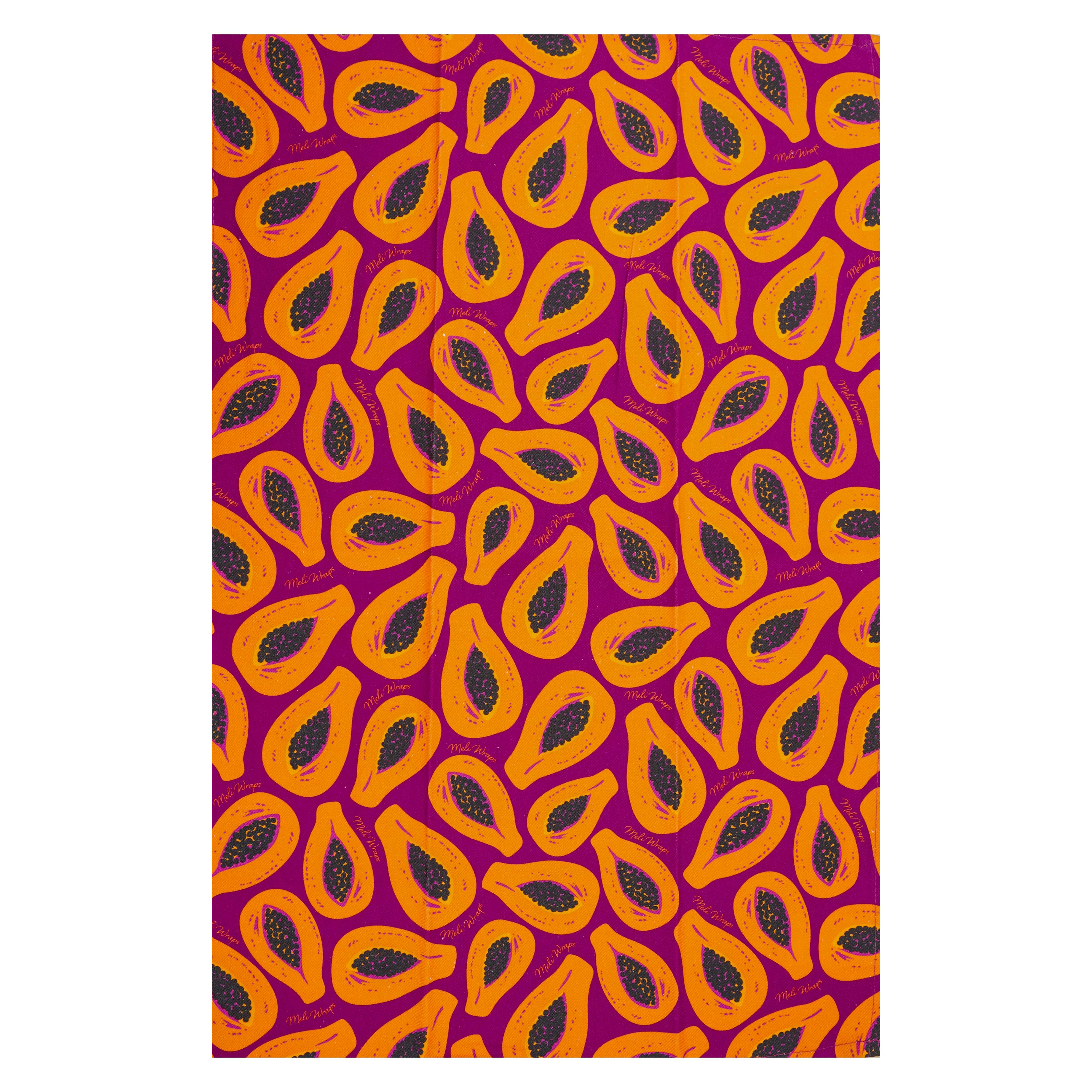 Cotton Kitchen Towel 2 Pack - 24"x16" - Papaya