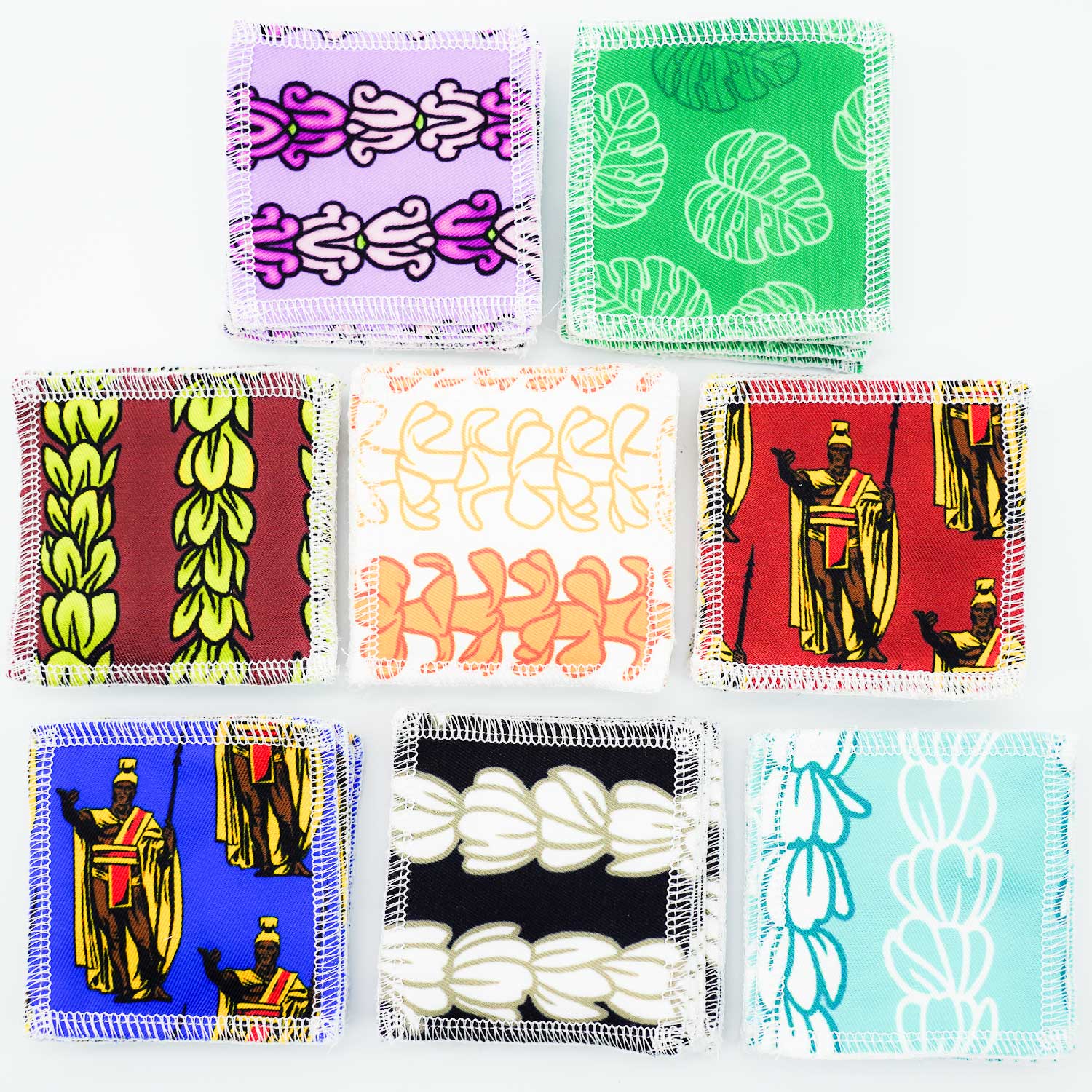 Reusable Sustainable 3" Cloth Face Pads - Pikake Black