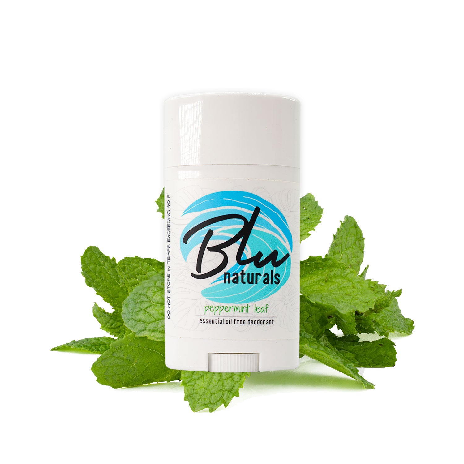 Peppermint Leaf natural deodorant, aluminum-free and essential oil-free formula for sensitive skin, eco-friendly deodorant with refreshing peppermint scent.