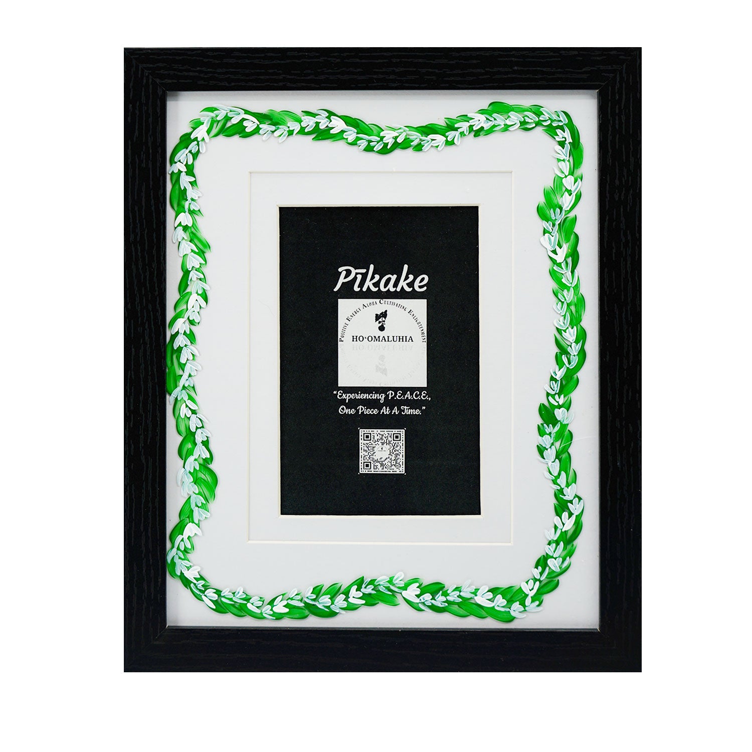 Hand Painted Pīkake Lei Picture Frame - 8"x10"