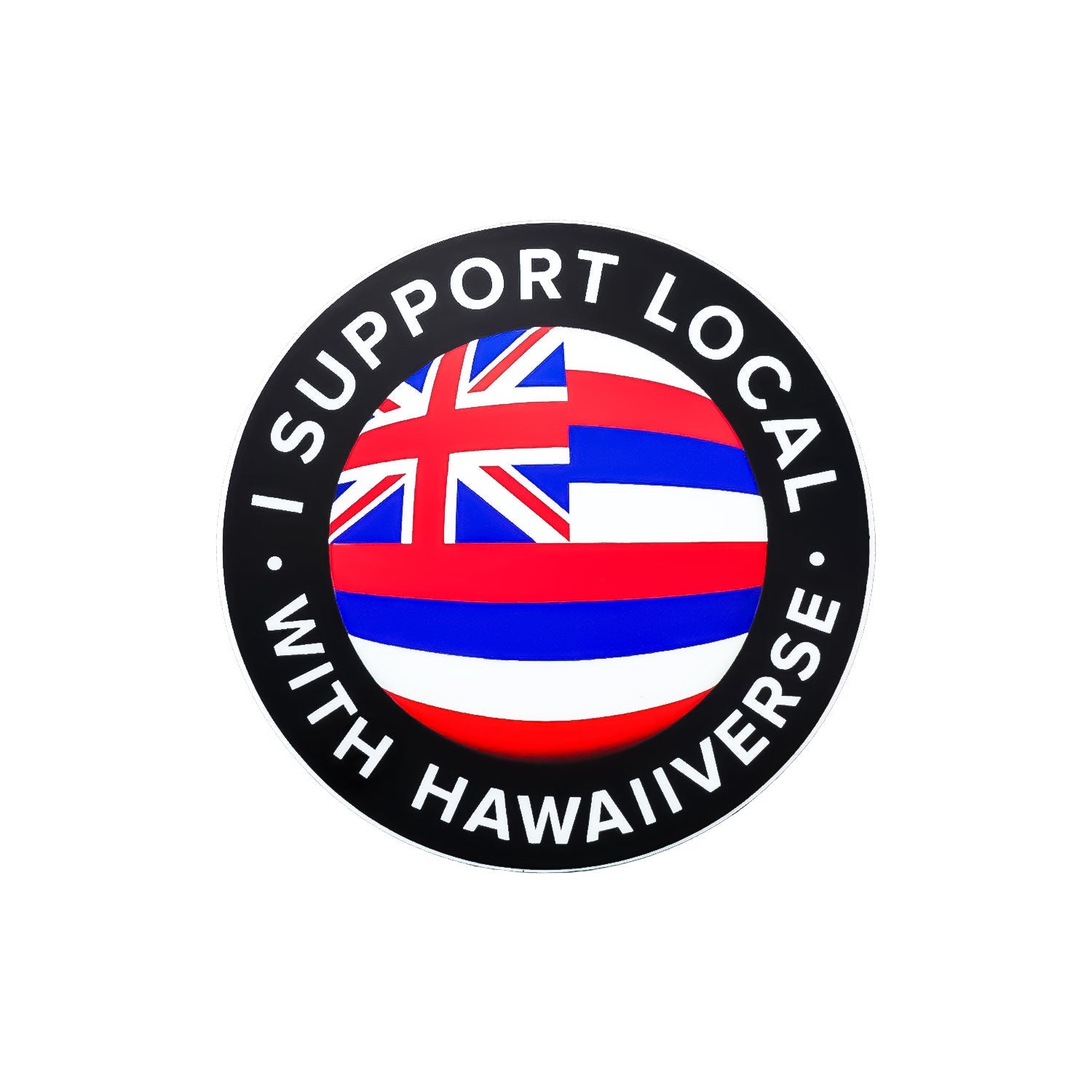 Hawaiiverse Logo Vinyl Sticker - I SUPPORT LOCAL