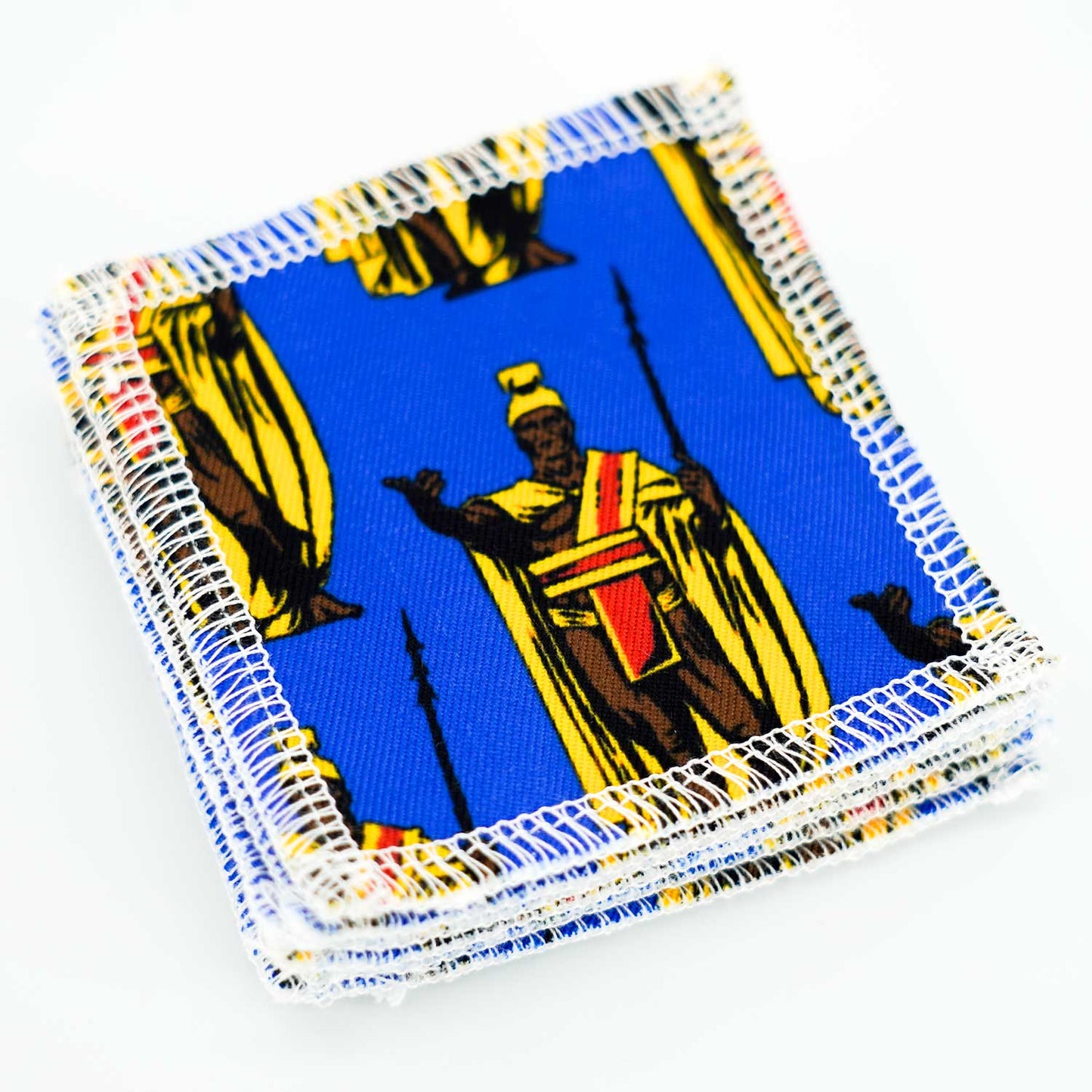 Reusable Sustainable 3" Cloth Face Pads - King Kamehameha Blue
