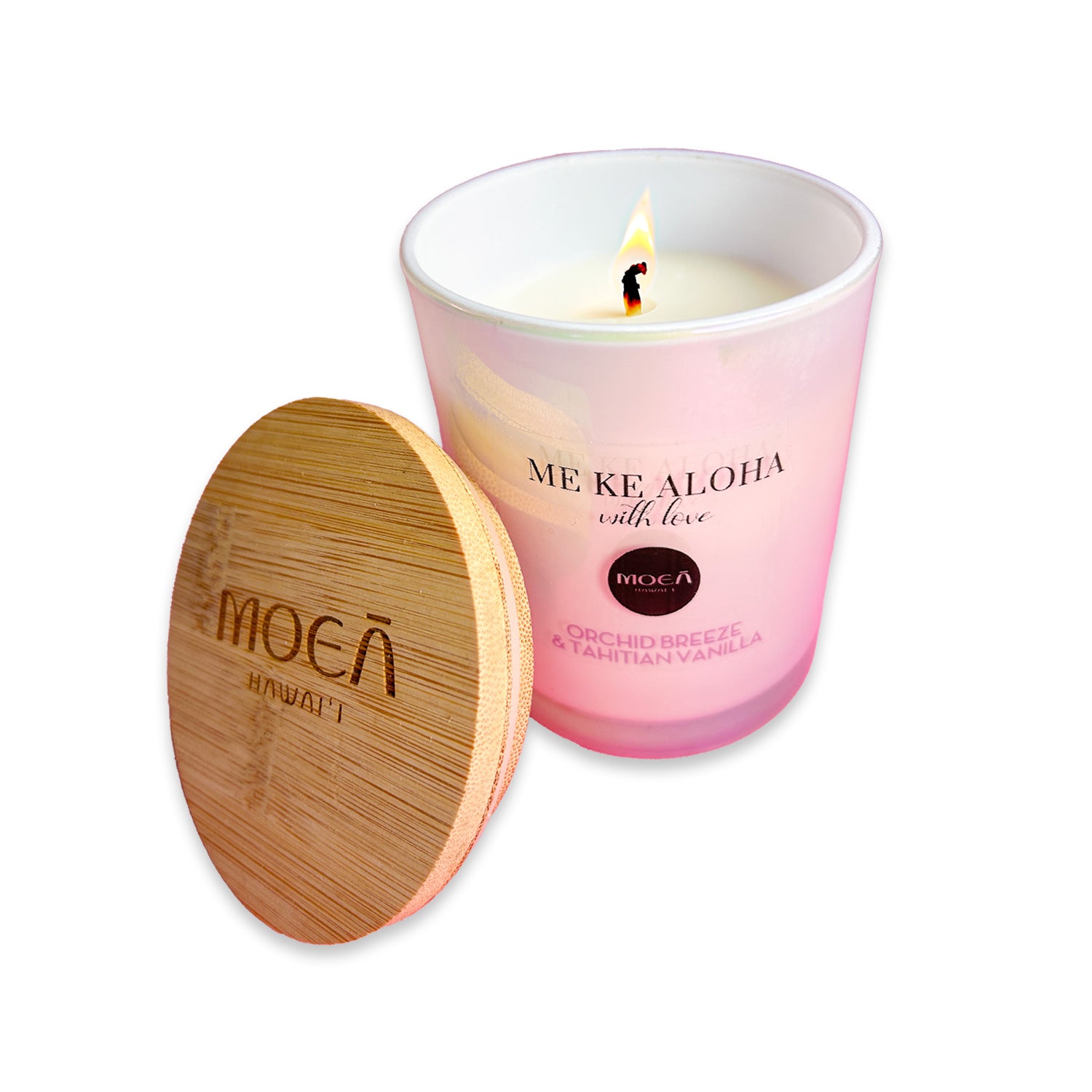Iridescent 60 Hour Coconut Blended Wax Candle - Orchid & Vanilla 9oz