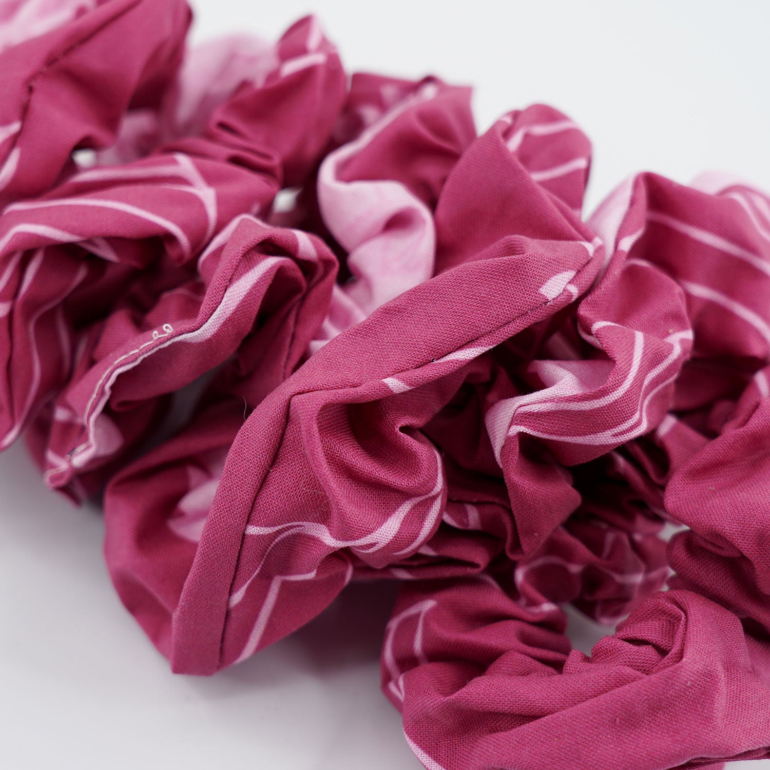 Handsewn Hawaiian Print Scrunchie