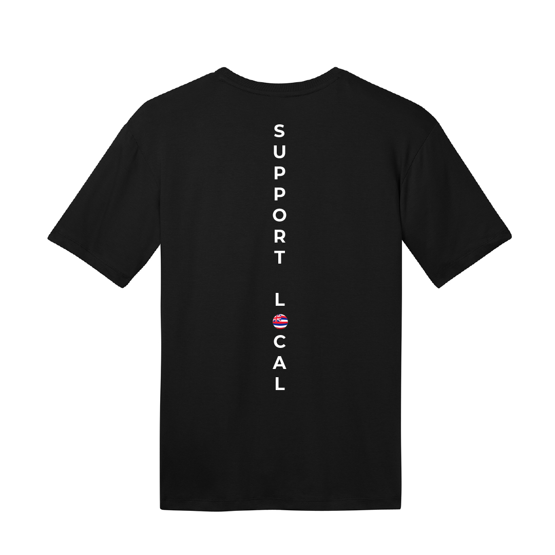 Aloha Tee Combed Cotton T-Shirt - Black
