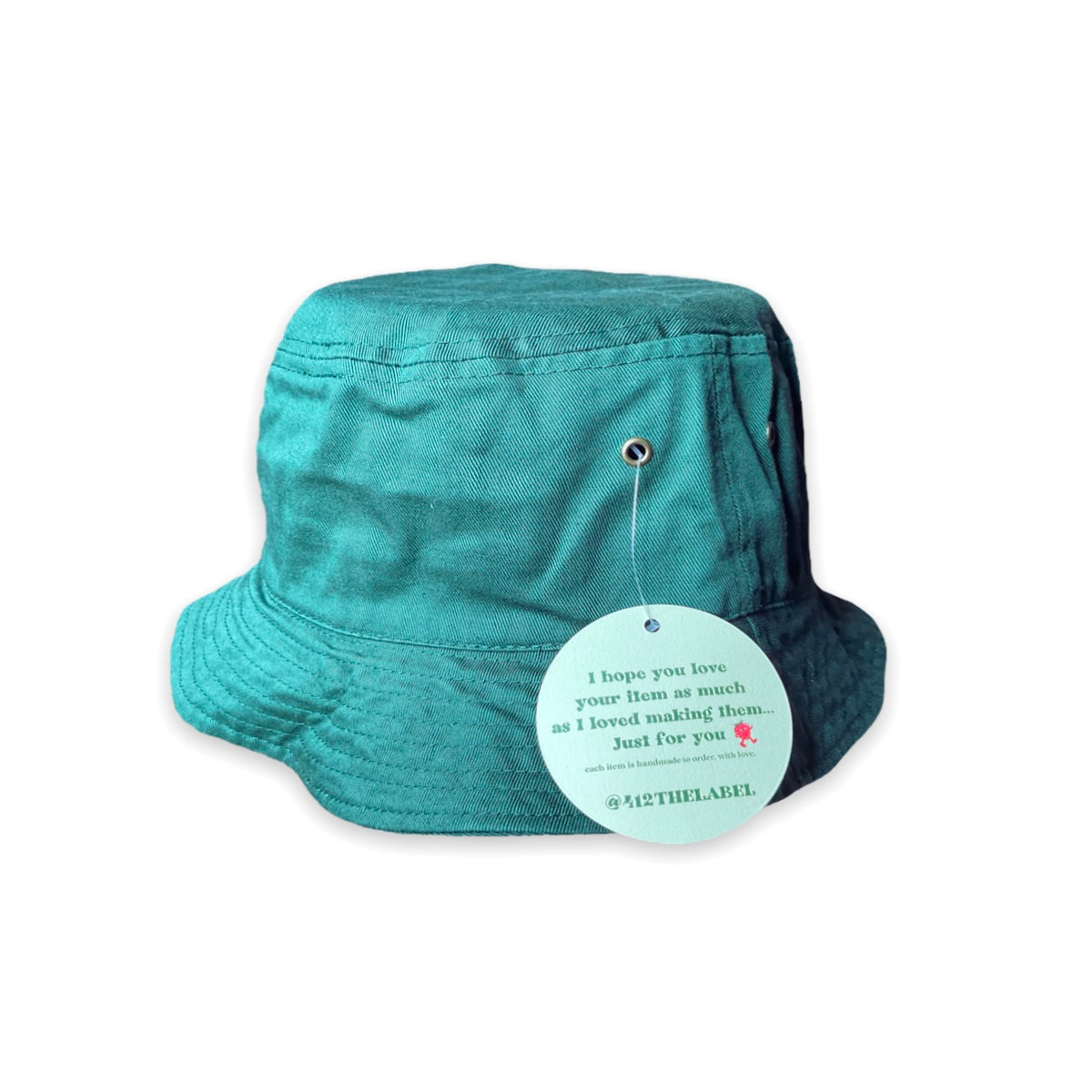 Hawaiʻi Embroidered Forest Green Bucket Hat