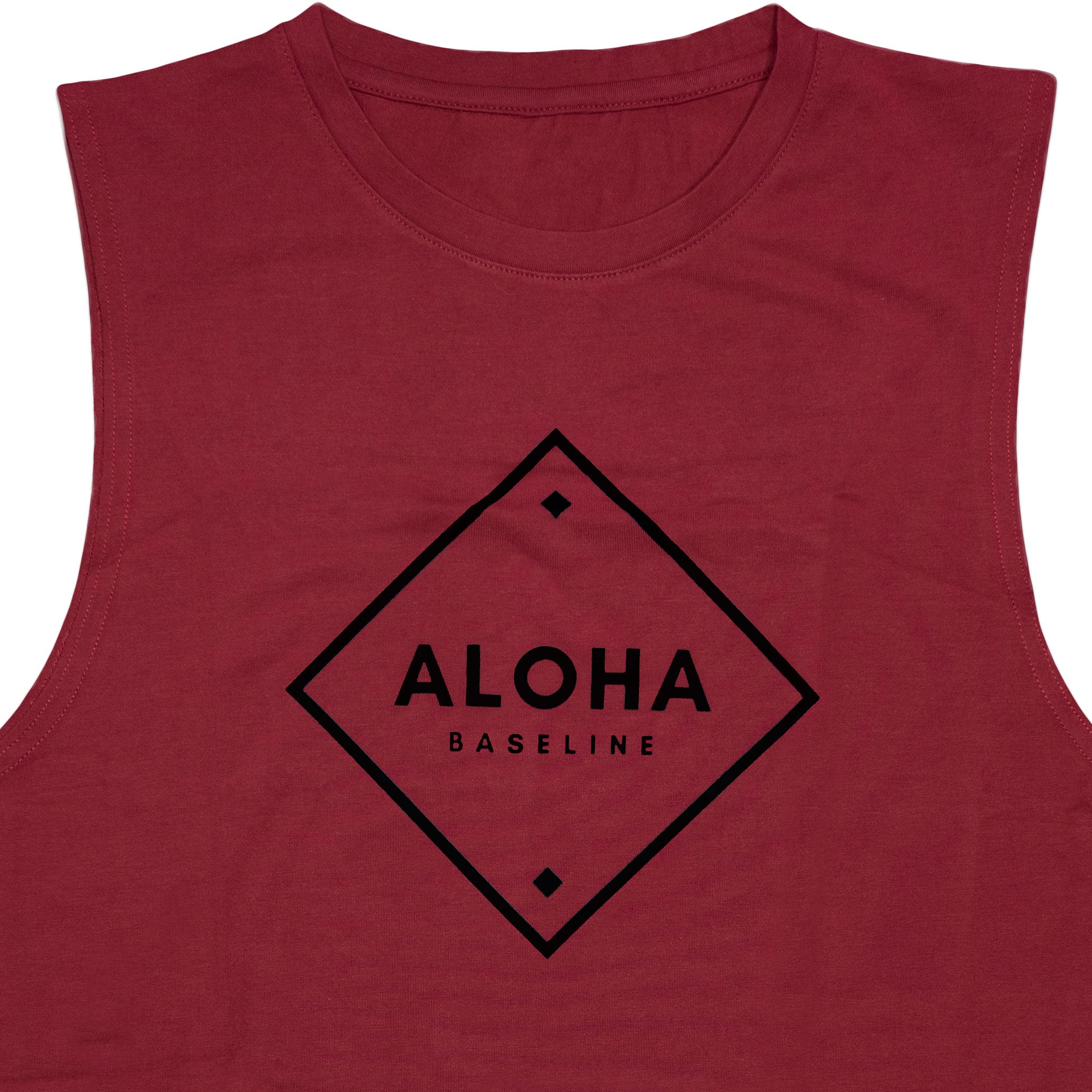 Aloha Baseline Black Diamond Performance Muscle Tank