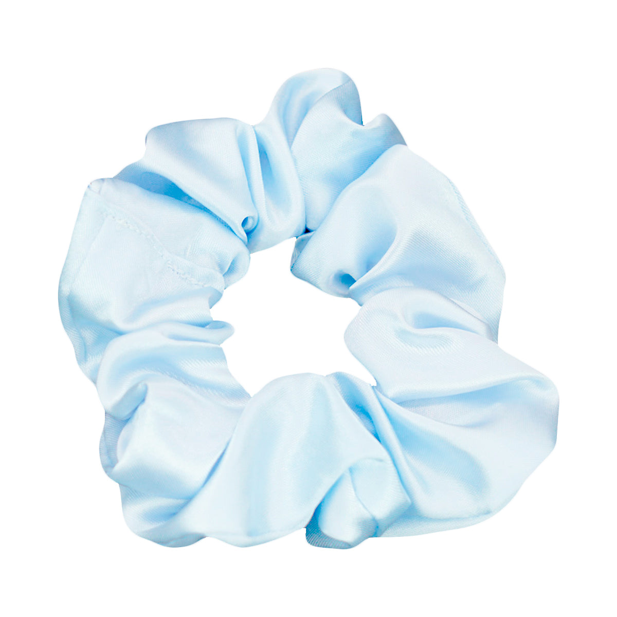 Handsewn Lace Scrunchie Set - Blue & Blue
