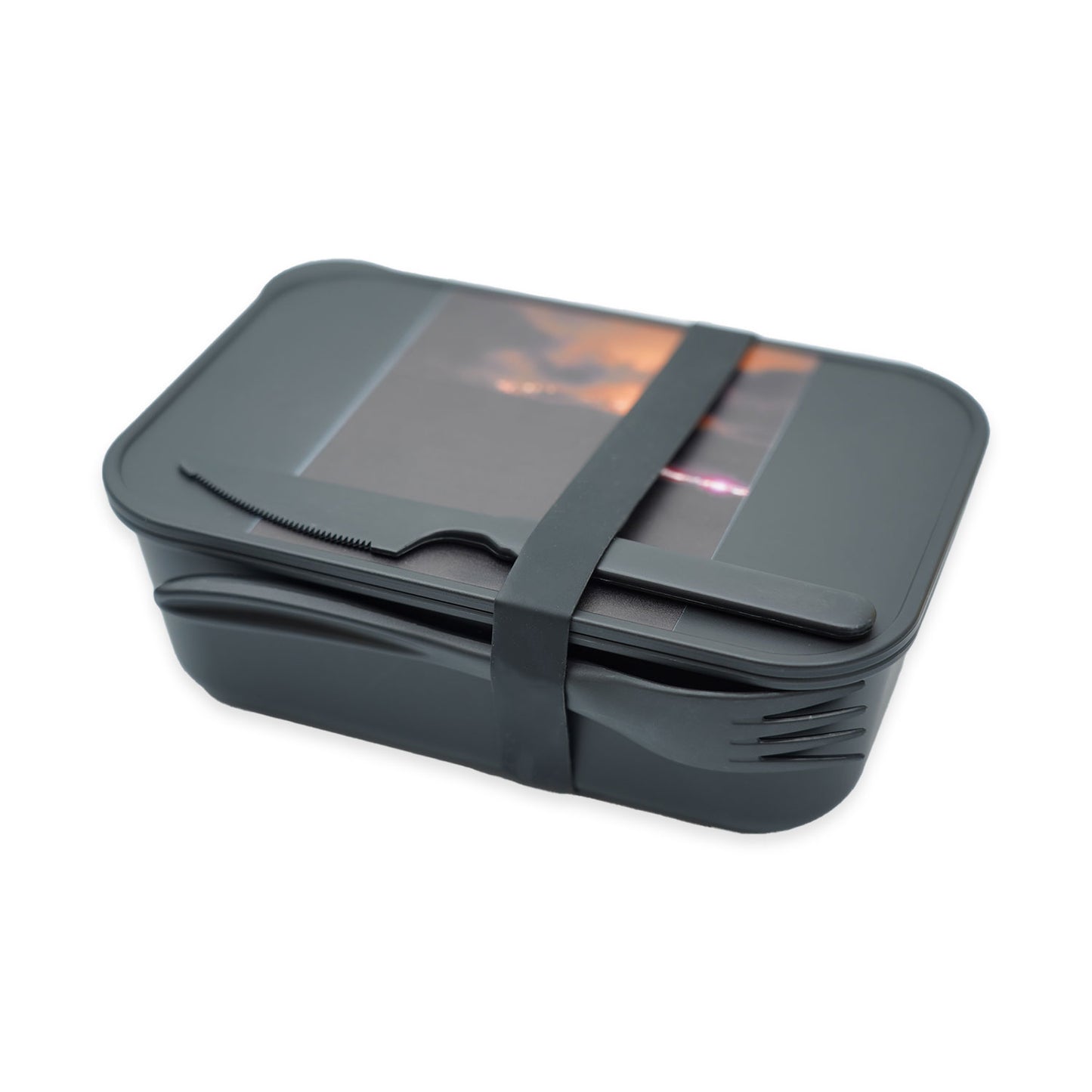 Mauna Loa Eruption Bioplastic Bento Box Set