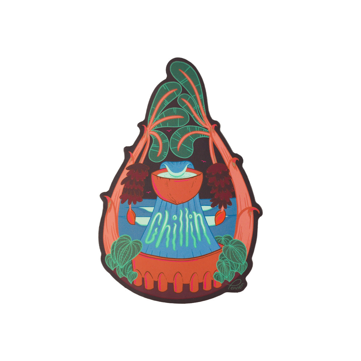Chillin Pepili - Original Art 4" Vinyl Sticker