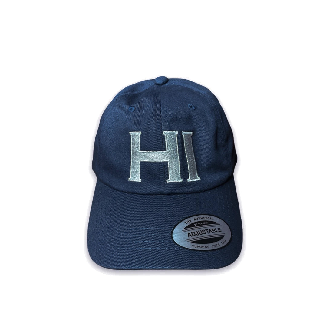 HI Embroidered Adjustable Navy Low-Profile Cap