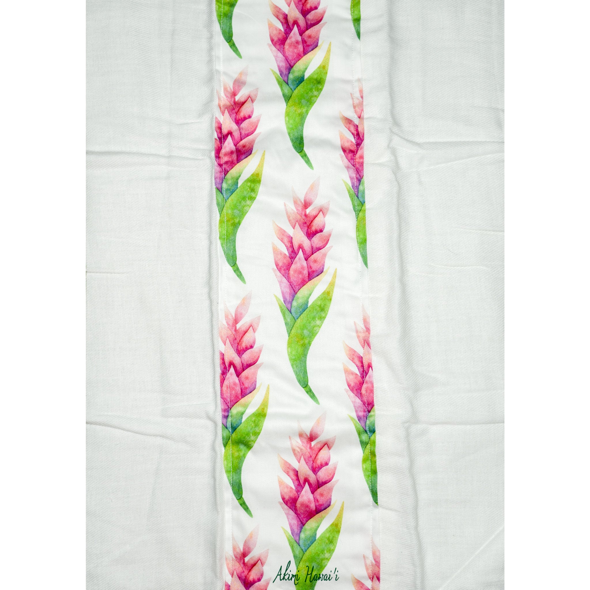 Organic Cotton Gauze Hawaiian Ginger Handmade Burp Cloth