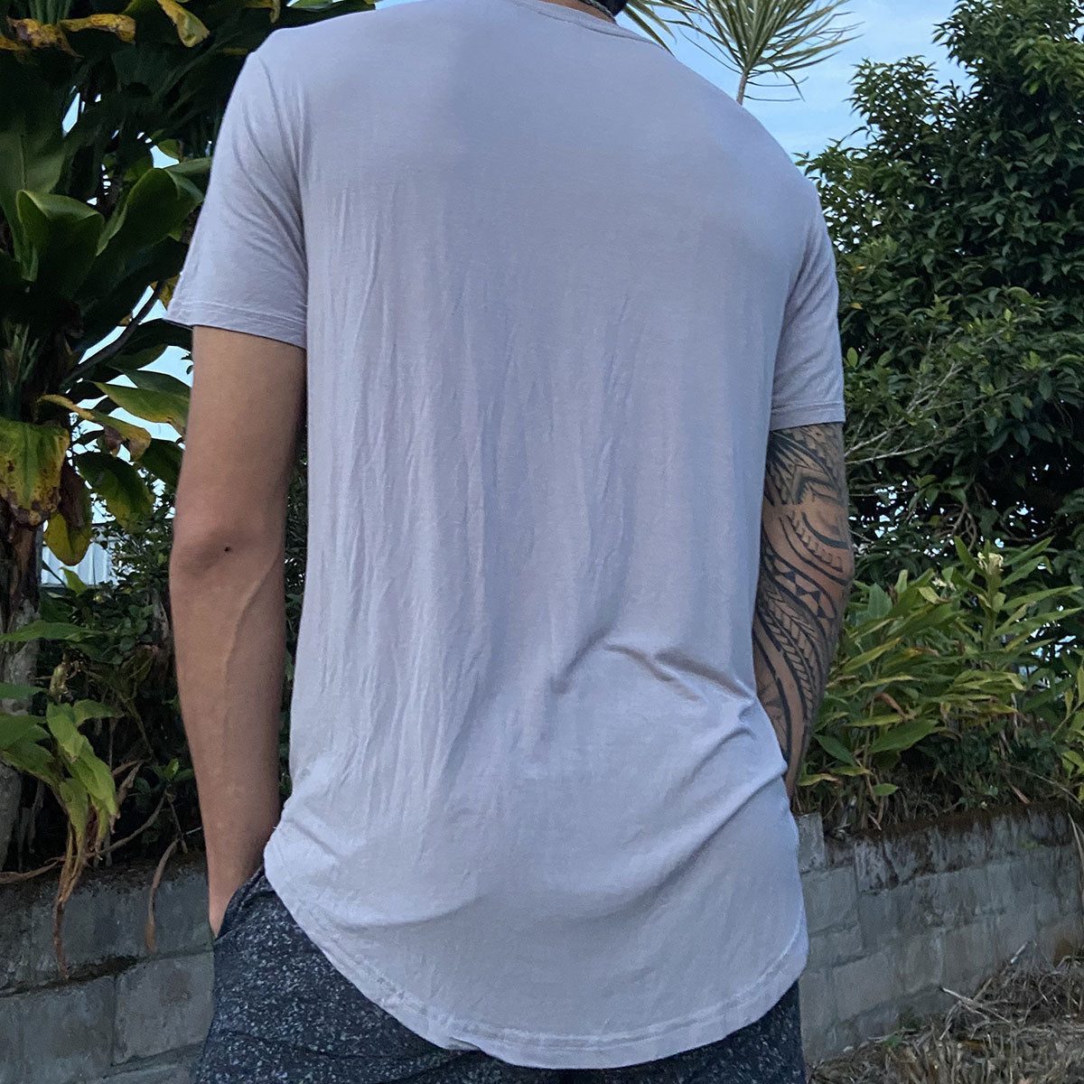 Aloha Baseline Diamond Soft & Stretchy Breathable Gray T-Shirt