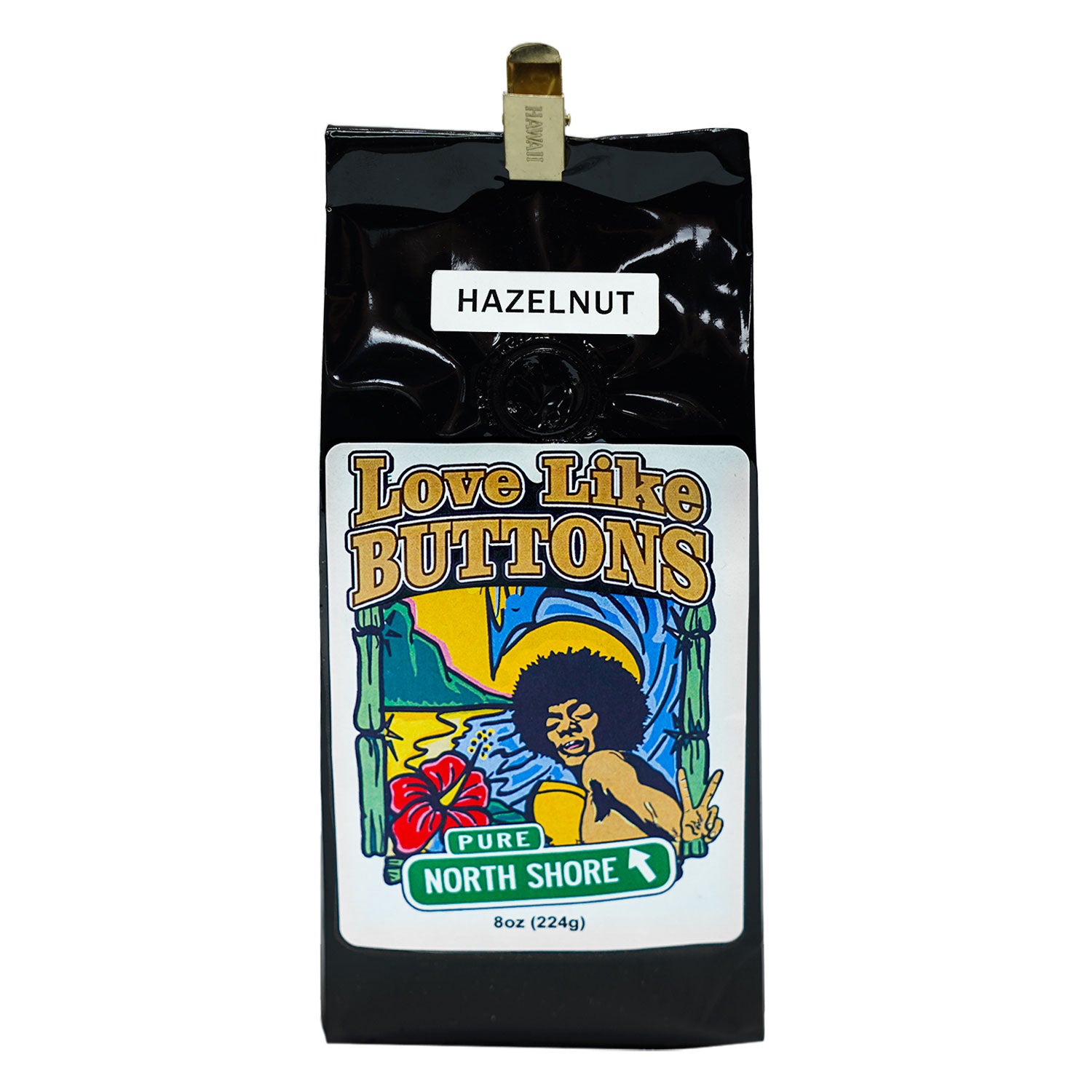 Hazelnut 8 Oz Ground Hawaiian Coffee