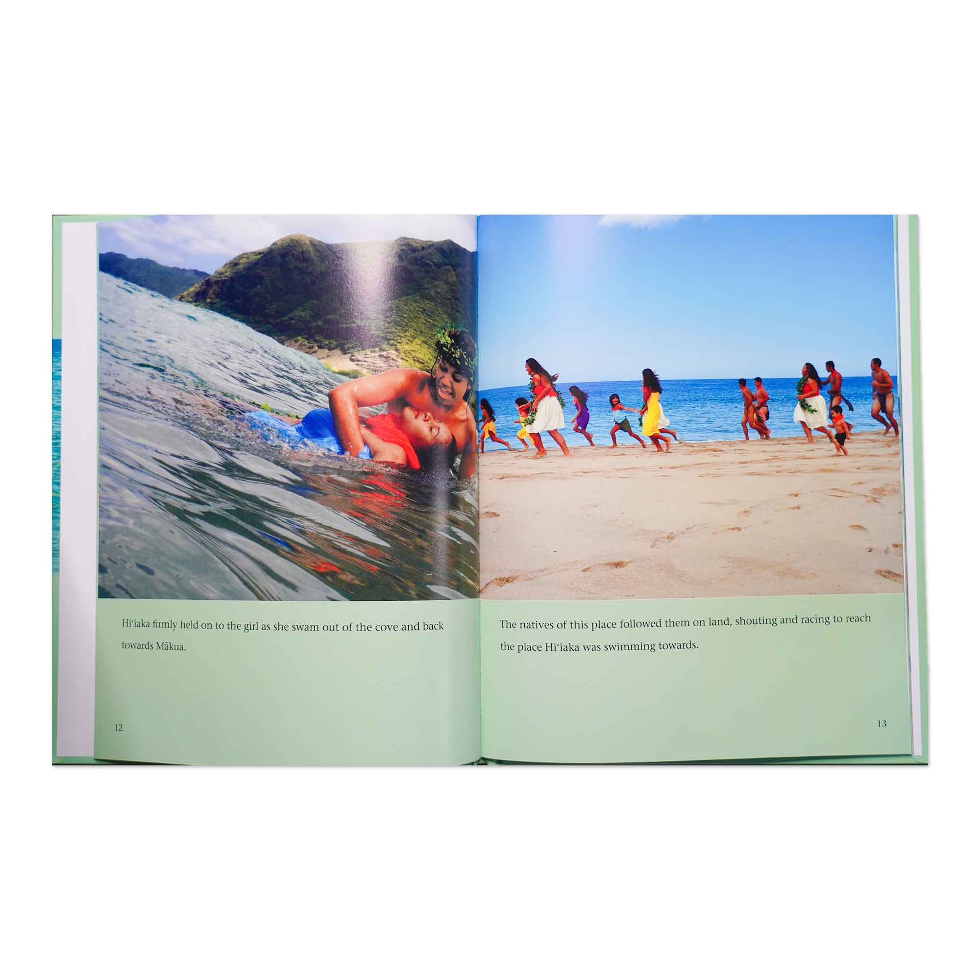 ʻŌlelo Hawaiʻi Hardcover Picture Book - Saved by Hiʻiaka