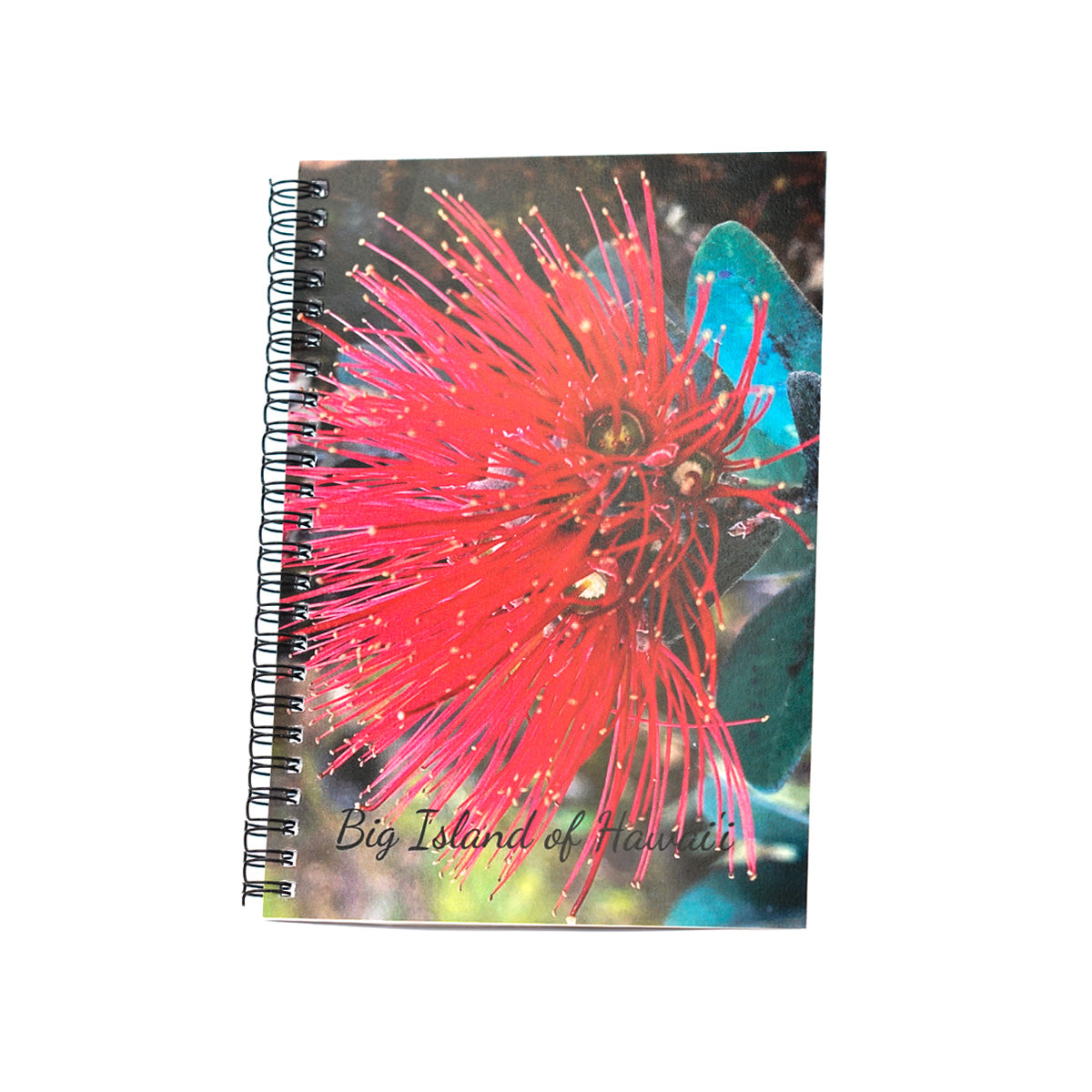 Ruled Spiral Bound Notebook Journal - ʻŌhiʻa Lehua