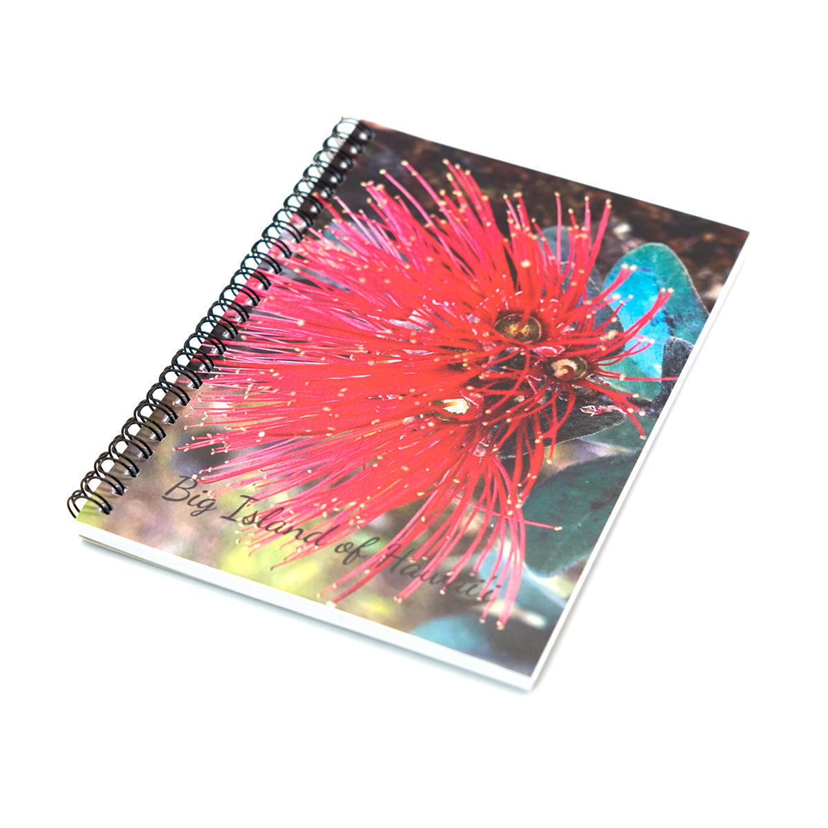 Ruled Spiral Bound Notebook Journal - ʻŌhiʻa Lehua