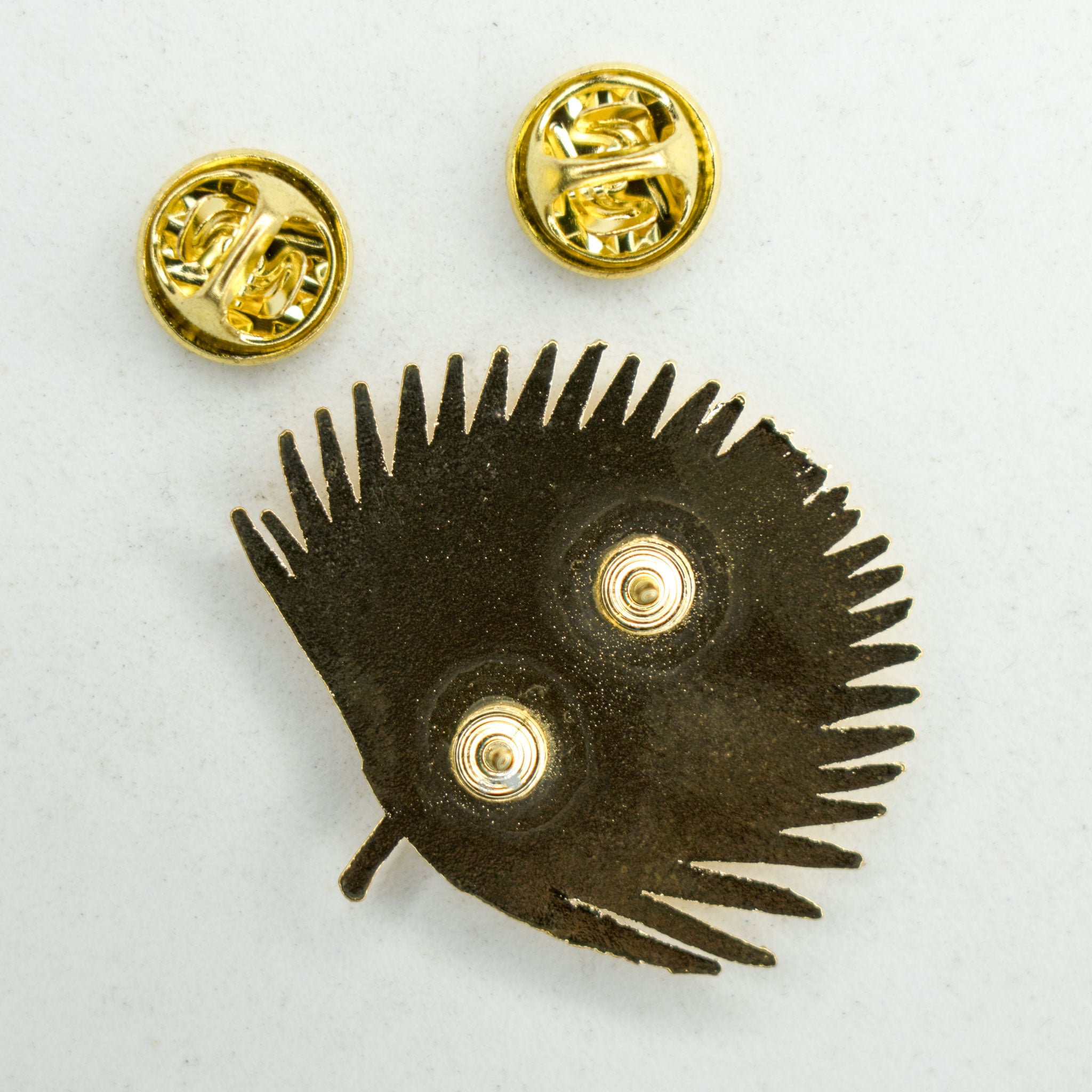 Native Hawaiian Loulu Palm Tree Gold Pin