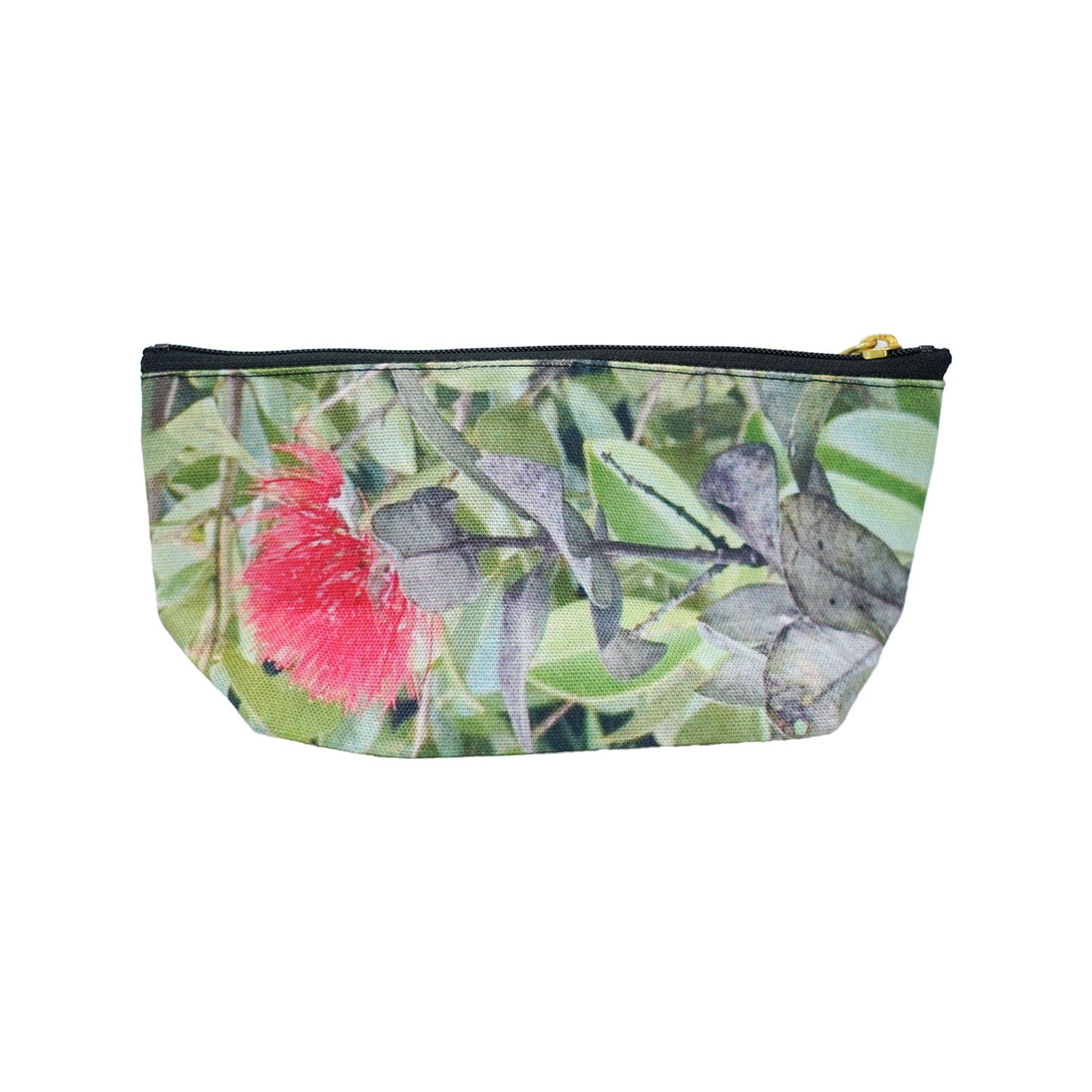 Red ʻŌhiʻa Lehua Zipper Pouch
