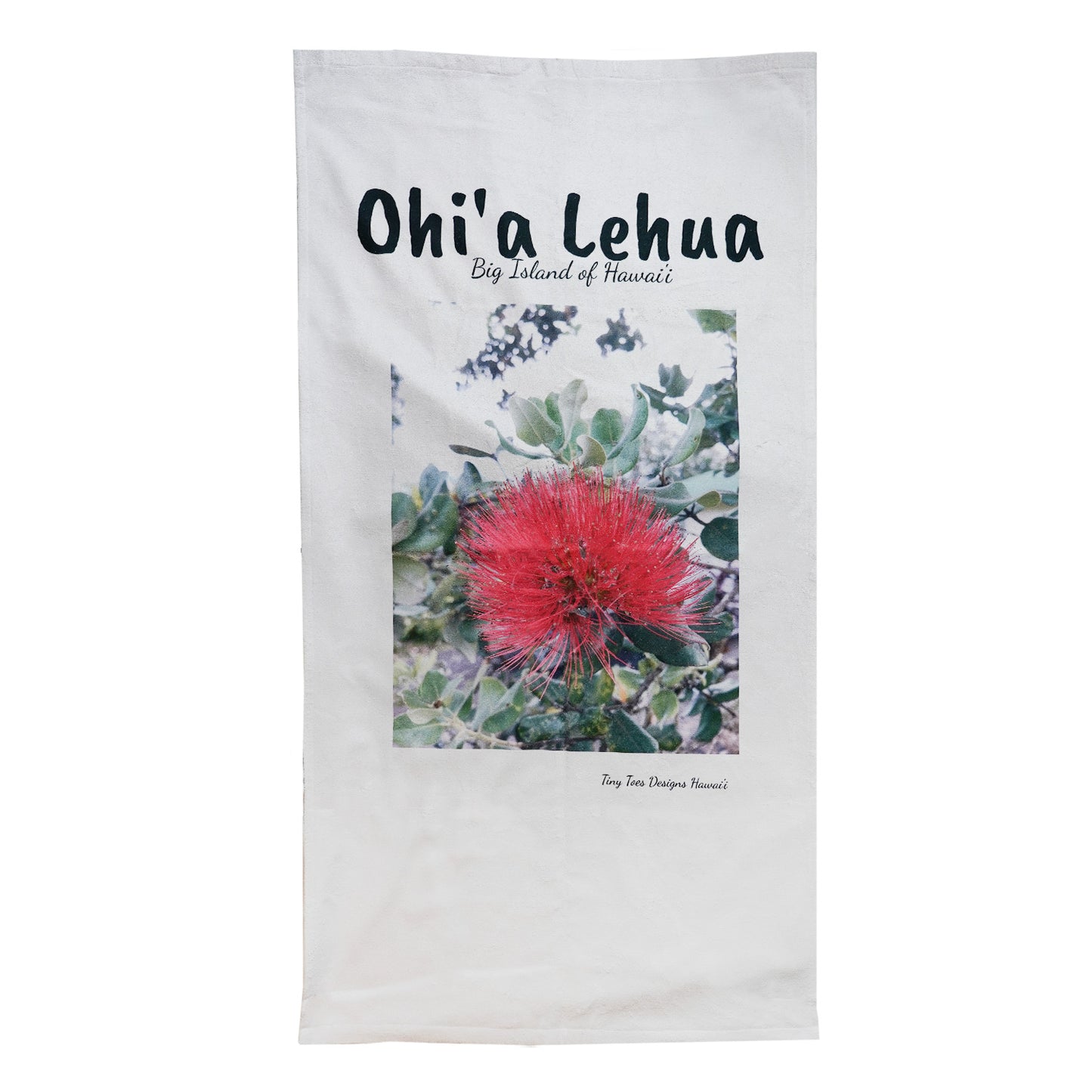 Ohiʻa Lehua 30" x 60" Beach Towel