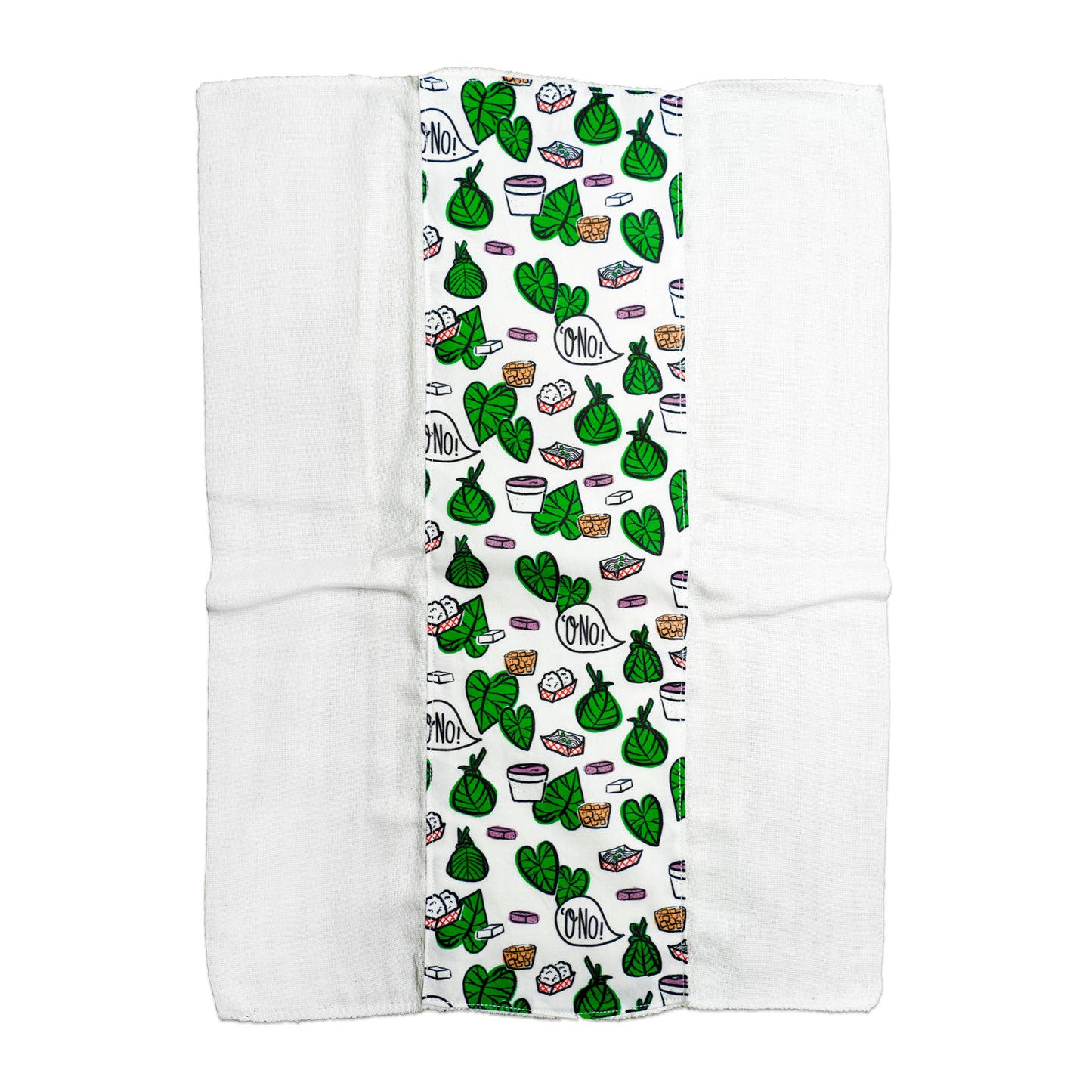 Handsewn Organic Cotton Local Food Burp Cloth