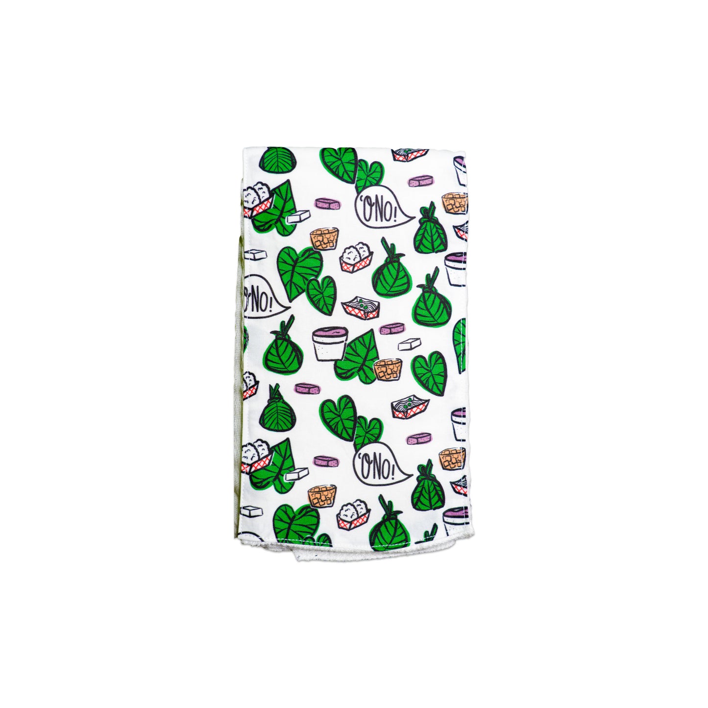 Handsewn Organic Cotton Local Food Burp Cloth