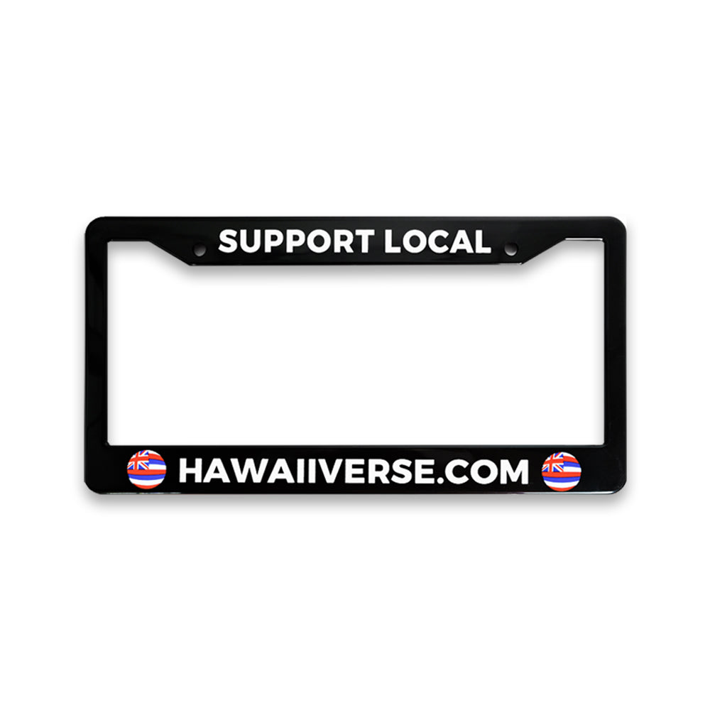 SUPPORT LOCAL Hawaiiverse License Plate Frame