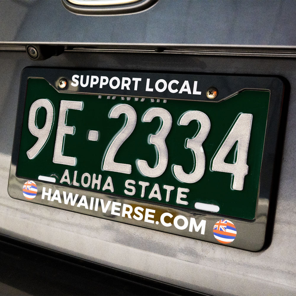 SUPPORT LOCAL Hawaiiverse License Plate Frame