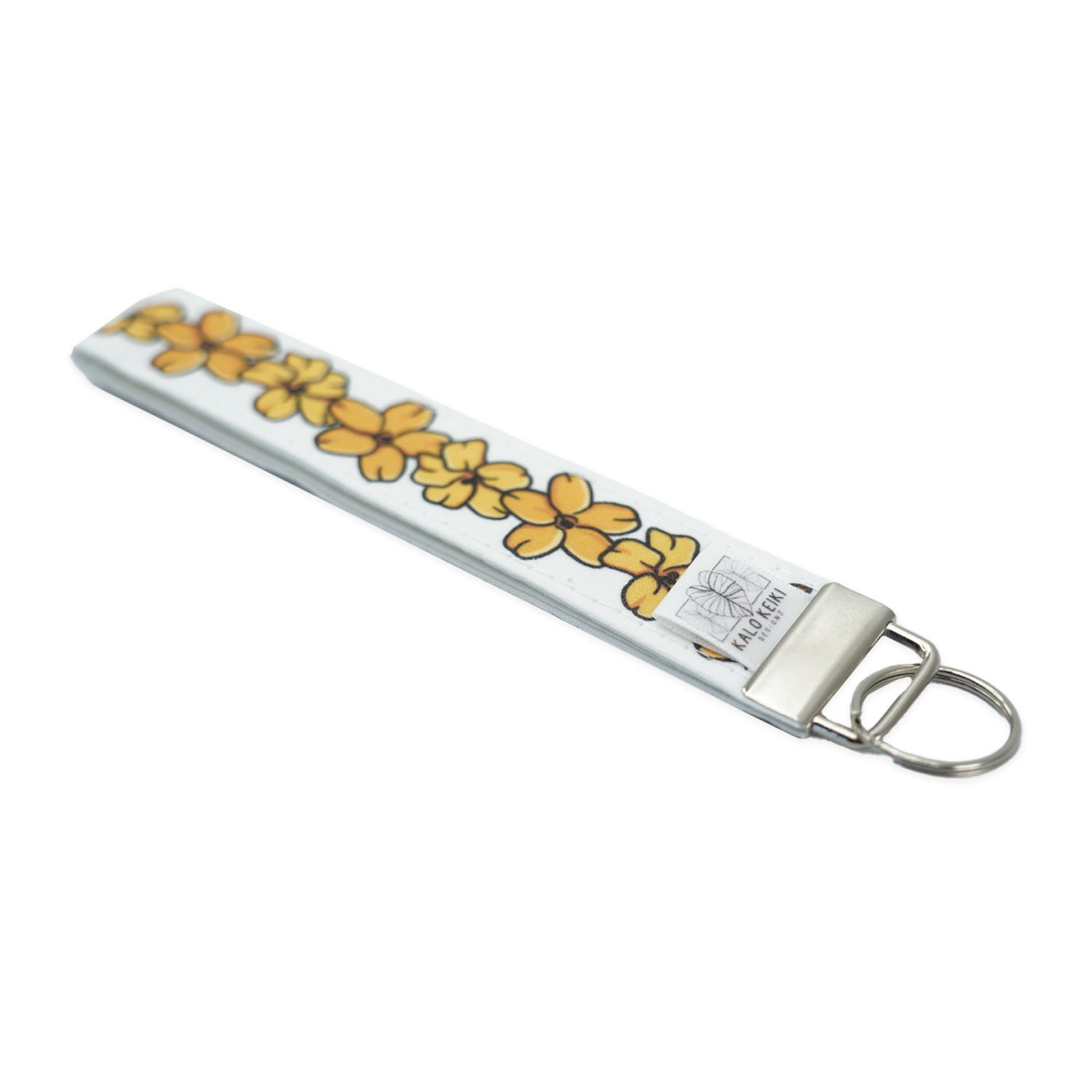 Heavy Duty Handstitched 6" Puakenikeni Print Keychain