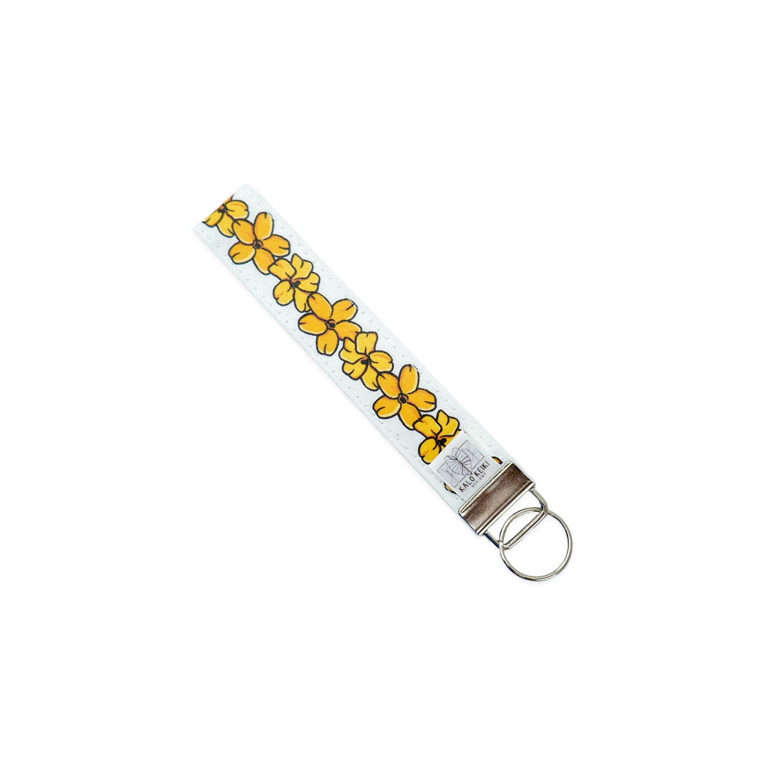 Heavy Duty Handstitched 6" Puakenikeni Print Keychain