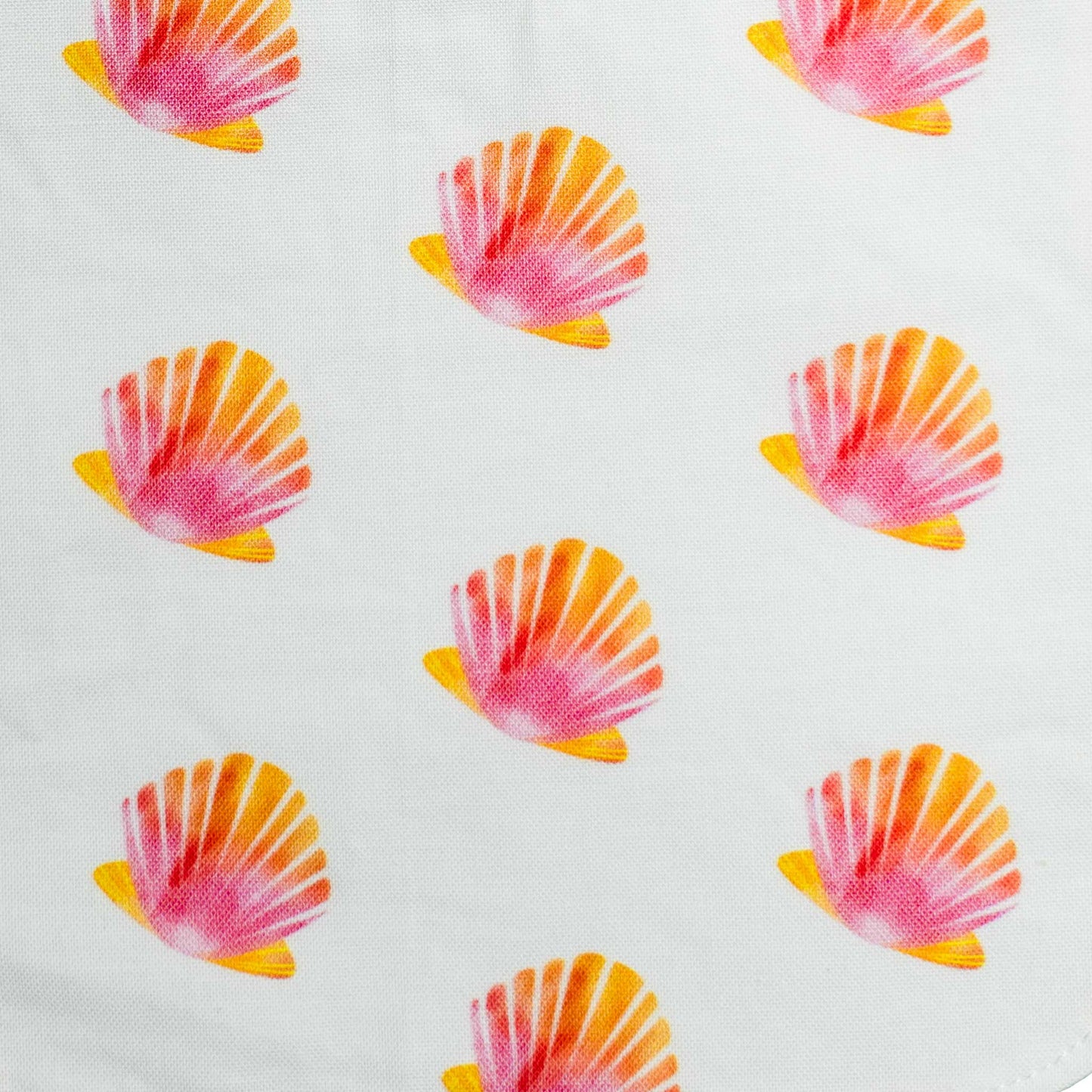 Adjustable Handsewn Velvet Sunrise Shell Bib